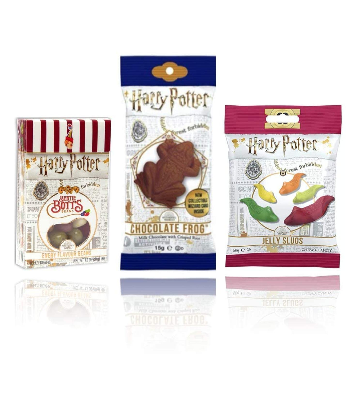 Harry Potter Jelly Belly Bertie Bott's Every Flavor Beans Chocolate Frog & Slugs - International Shipping Available - Buy Online on GoSupps.com