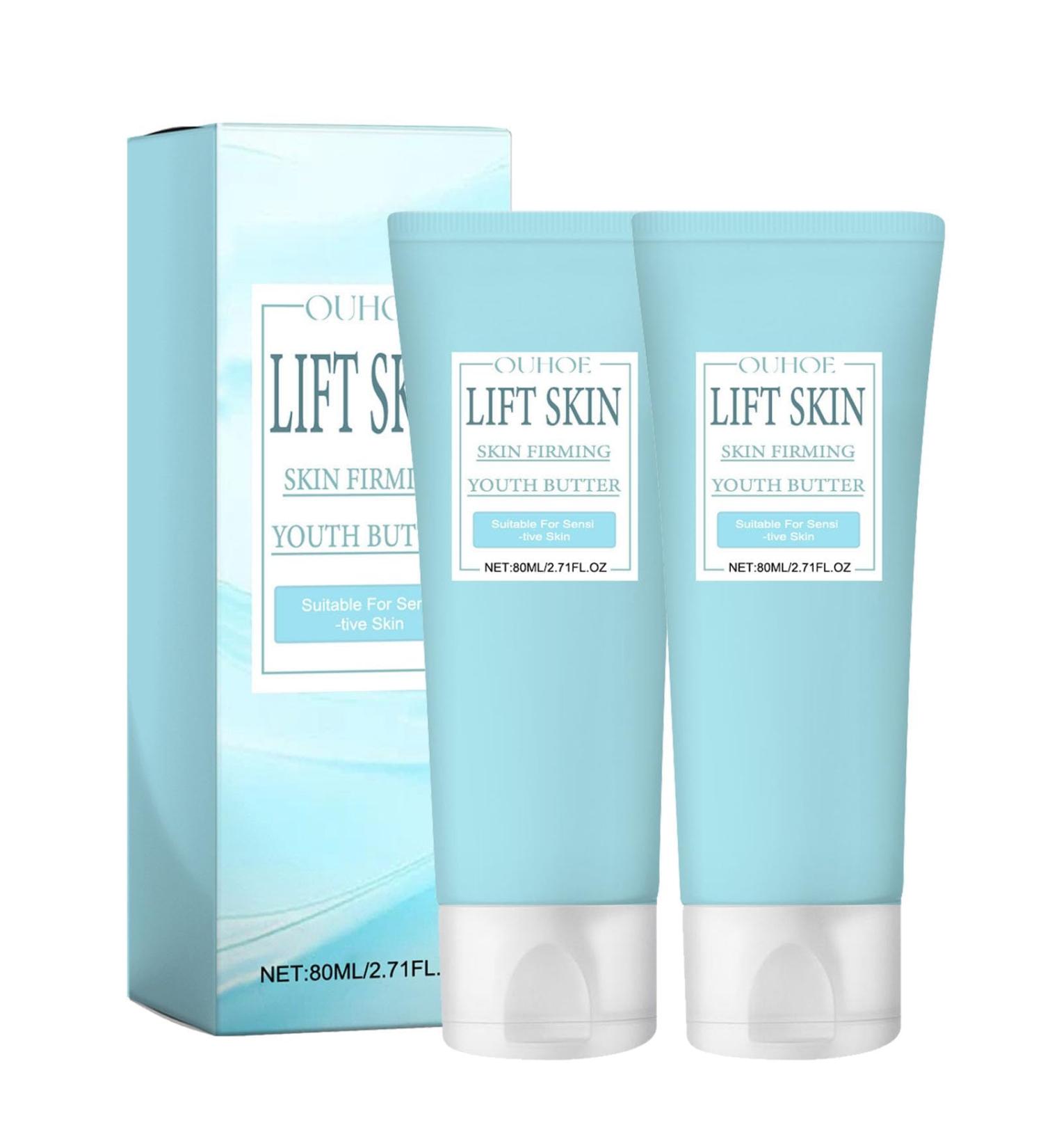 2 x Luxelift Skin Firming Youth Butter Luxelift Skin Firming Cream for Loose Skin Moisturizes Skin and Improves Fine Lines Body Butter Anti Aging Moisturizer - Buy Online on GoSupps.com