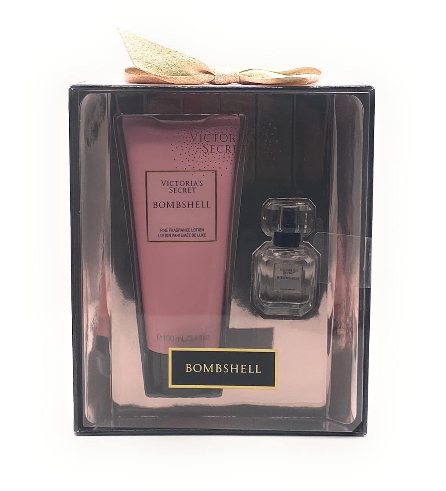 Victoria's Secret Bombshell Eau de Parfum .25 oz. & Fragrance Lotion 3.4 oz Mini Perfume Gift Set