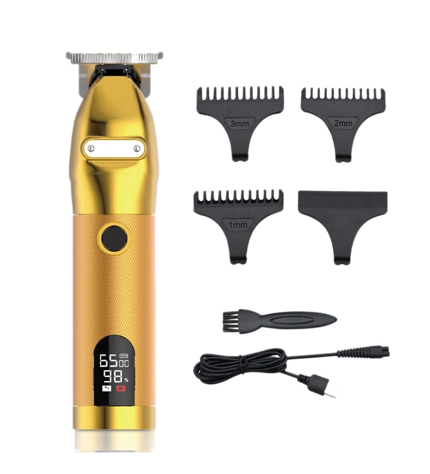 RIYAN Hair Clippers for Men Cordless Clippers for Hair Cutting Beard Trimmer Barbers Grooming Kit Rechargeable LED Display - Buy Online on GoSupps.com