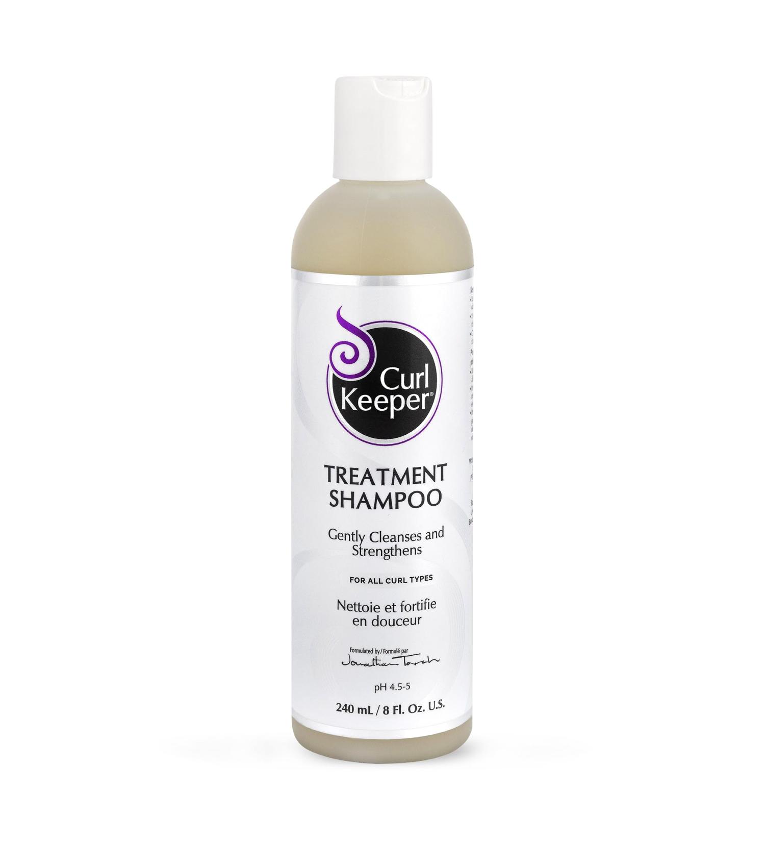 Curl Keeper Treatment Shampoo for Curly Hair - Sulfate Free Daily Cleanser Strengthens & Restores All Curl Types 8 Fl Oz - Perfect for Damaged Hair - Buy Online on GoSupps.com
