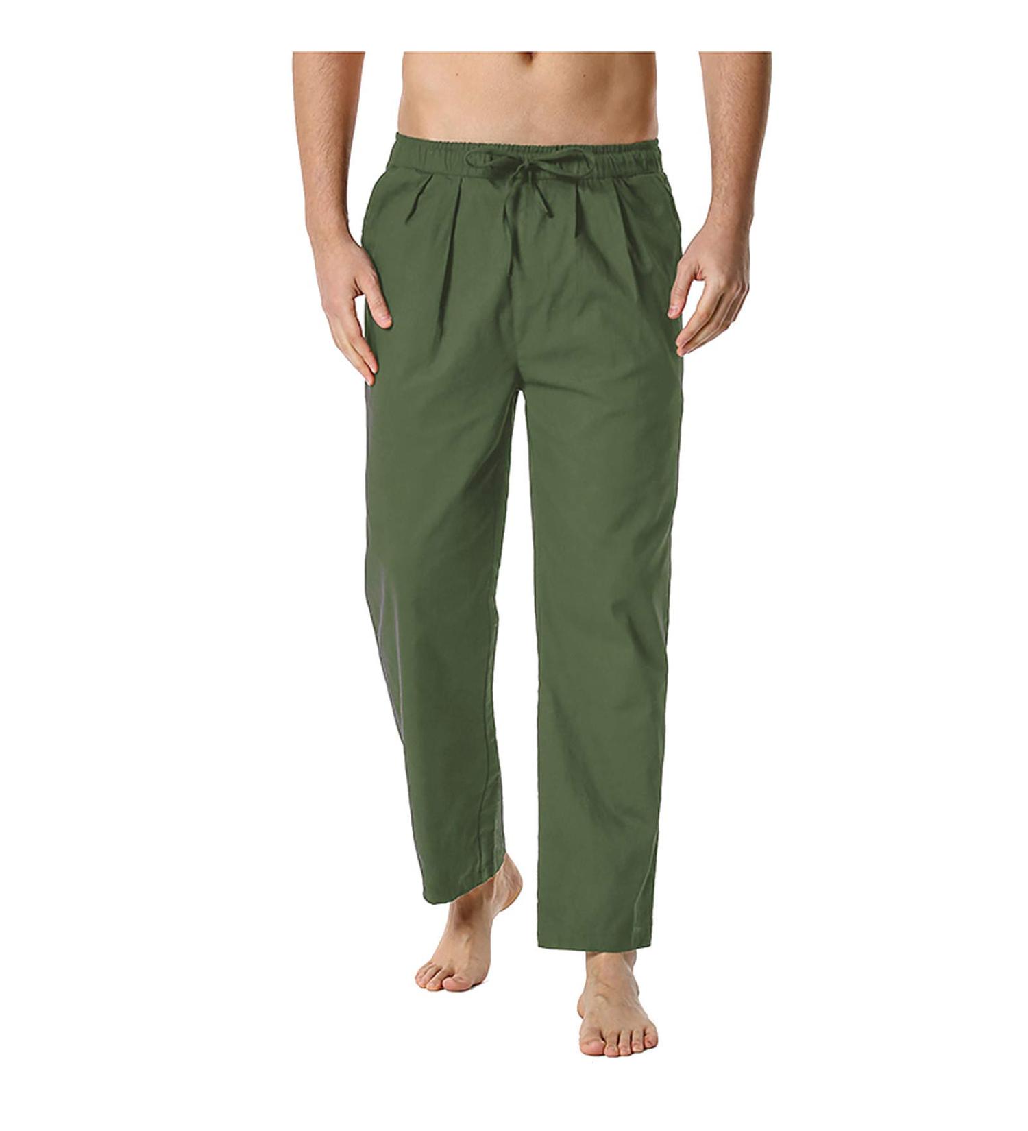 Men's Cotton Mixture Jogging Pants & Outdoor Shorts - Elastic Waist Trousers Regular Fit Lightweight Summer 3/4 & Snowboard Pants - Buy Online on GoSupps.com