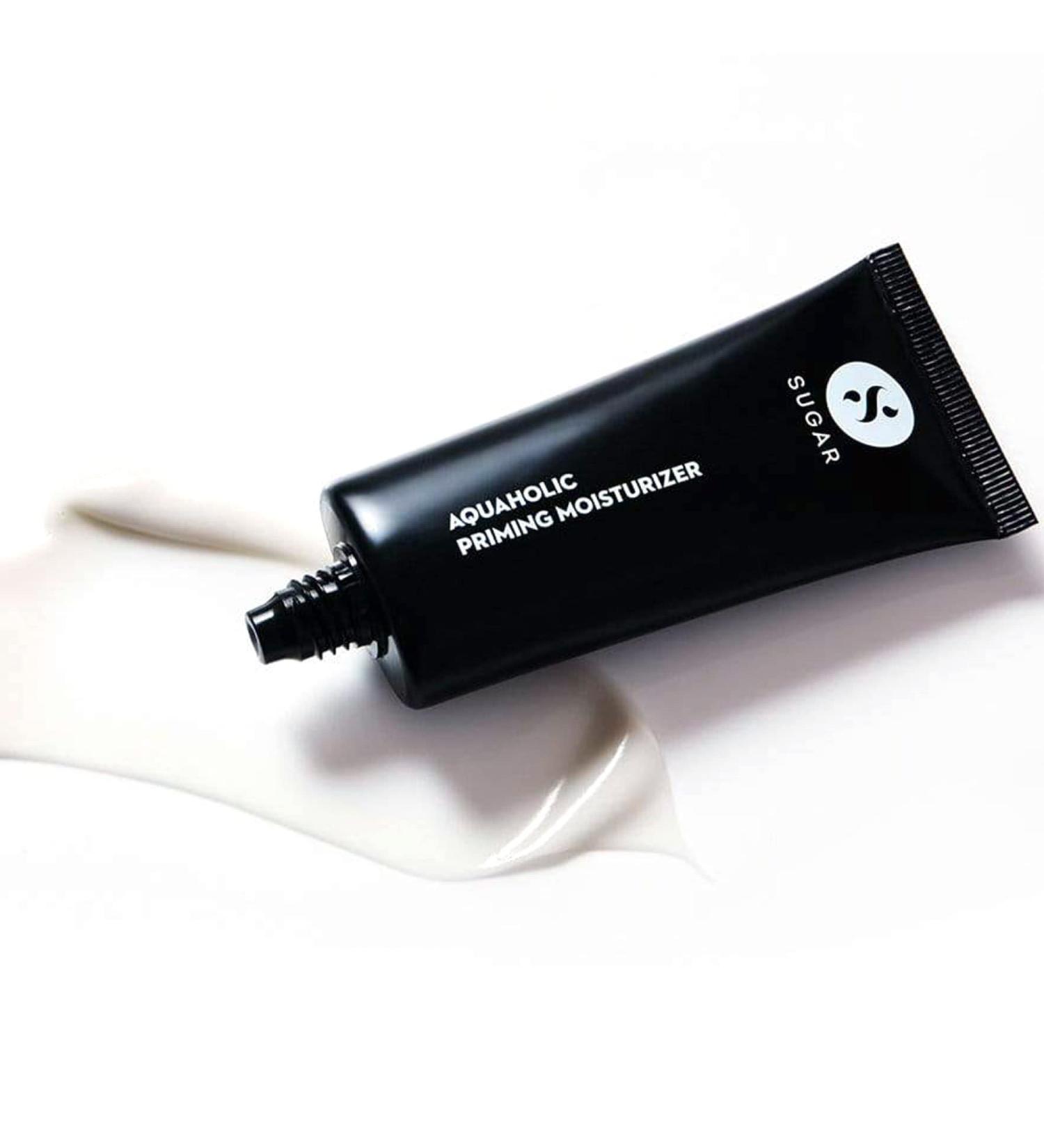 SUGAR Cosmetics Aquaholic Priming Moisturizer - Hydrating Primer for Glowy Skin | International Shipping Available - Buy Online on GoSupps.com