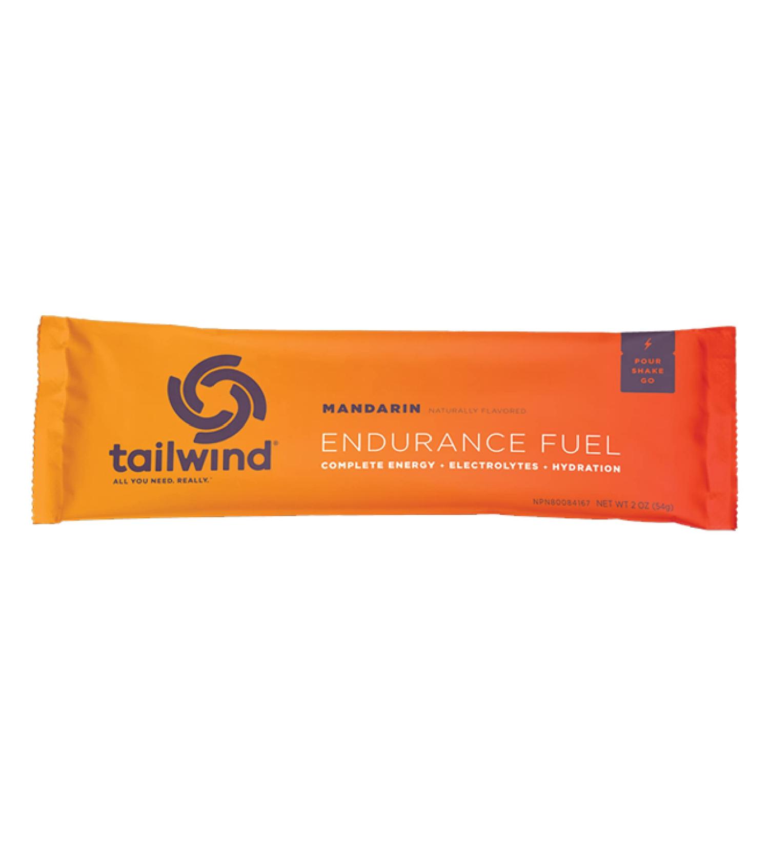 Tailwind Nutrition Endurance Fuel - Vegan Mandarin Orange Electrolyte Drink Mix | Non-GMO Gluten-Free Soy-Free Dairy-Free | 12 Pack for Hydration - Buy Online on GoSupps.com
