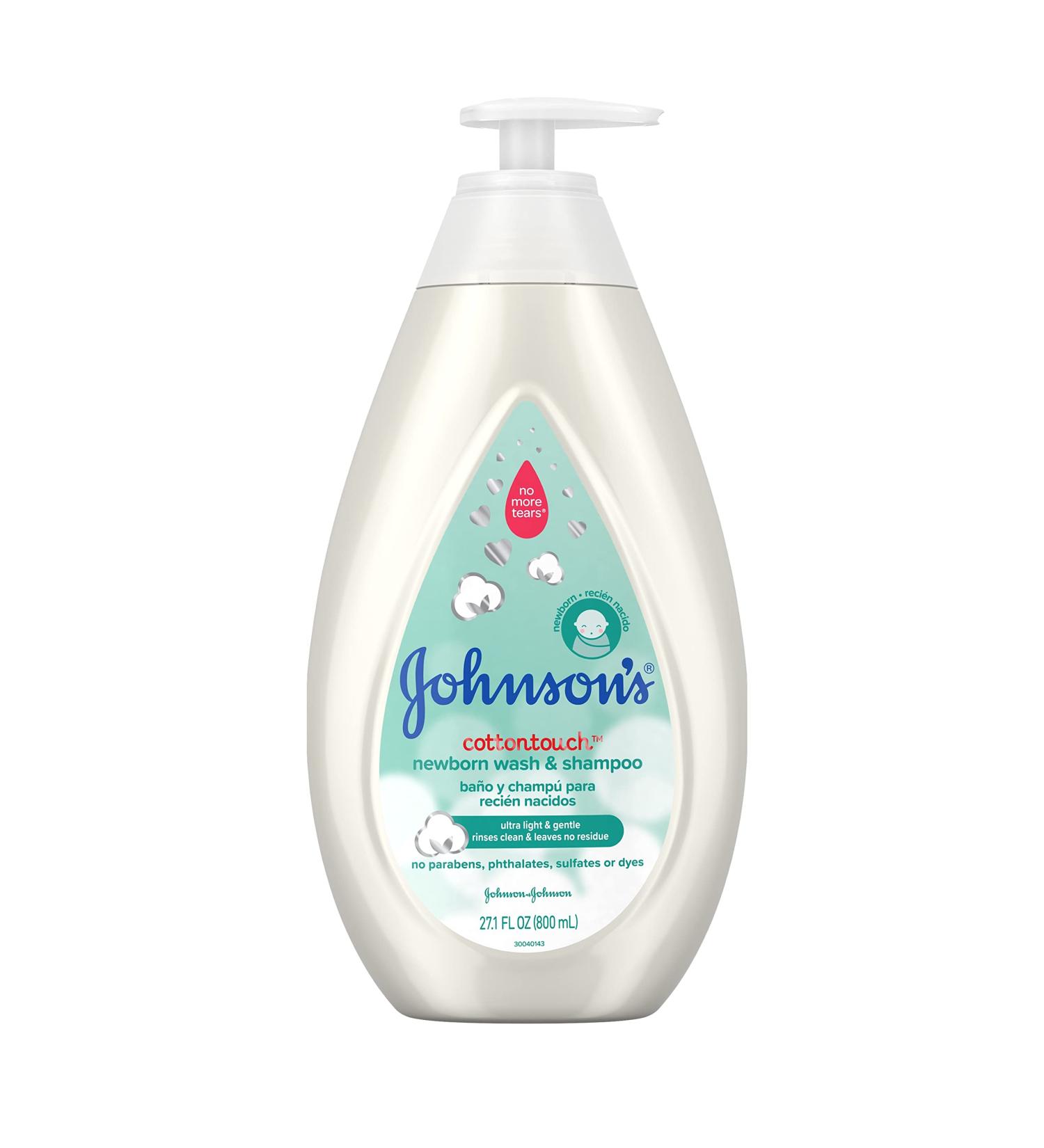 Johnson's Baby CottonTouch Newborn Baby Wash & Shampoo - 27.1 Fl Oz (Pack of 1) - Buy Online on GoSupps.com