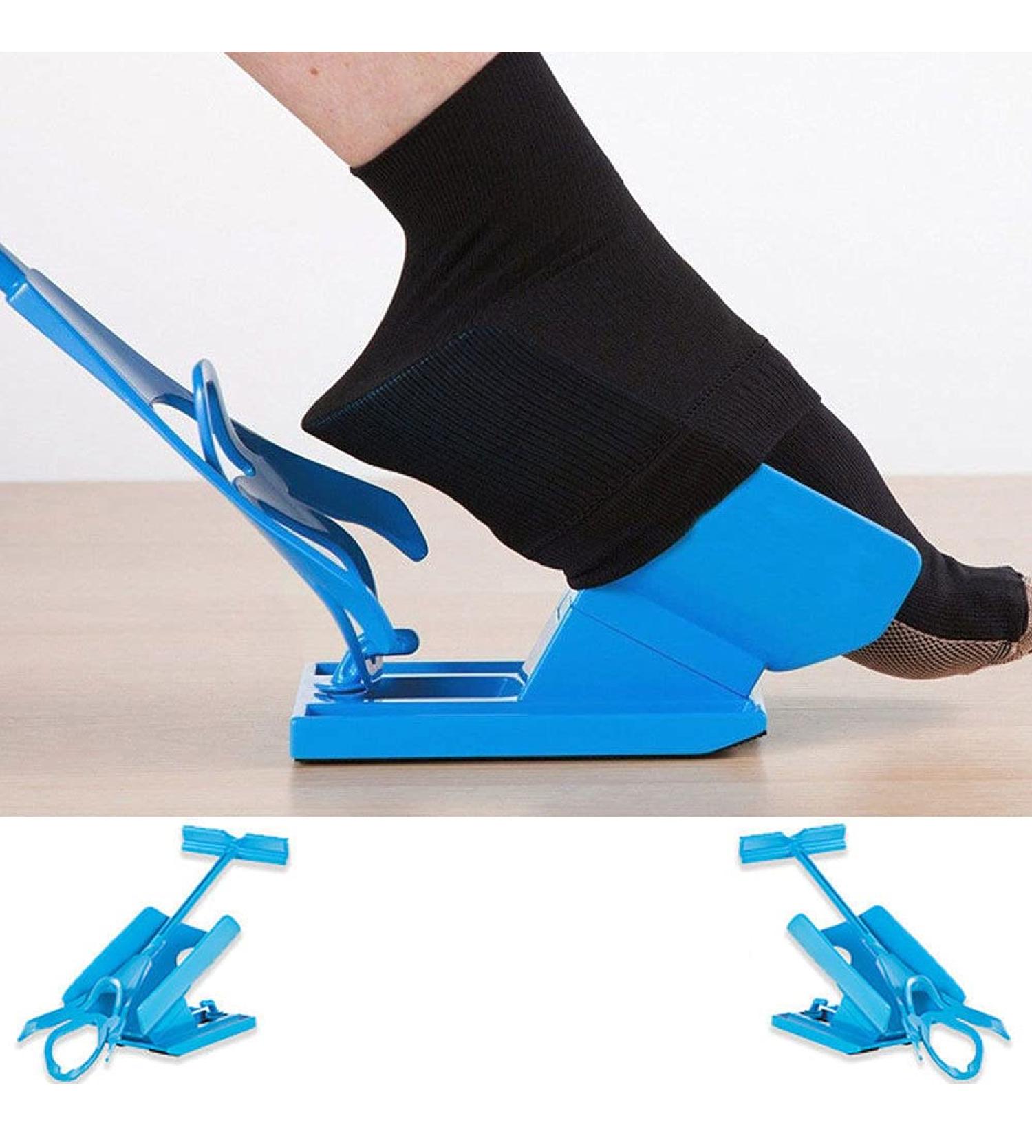 Sock Helper Slider Kit | Easy Sock Aid for Seniors & Pregnant Women | No Bending Required - Buy Online on GoSupps.com