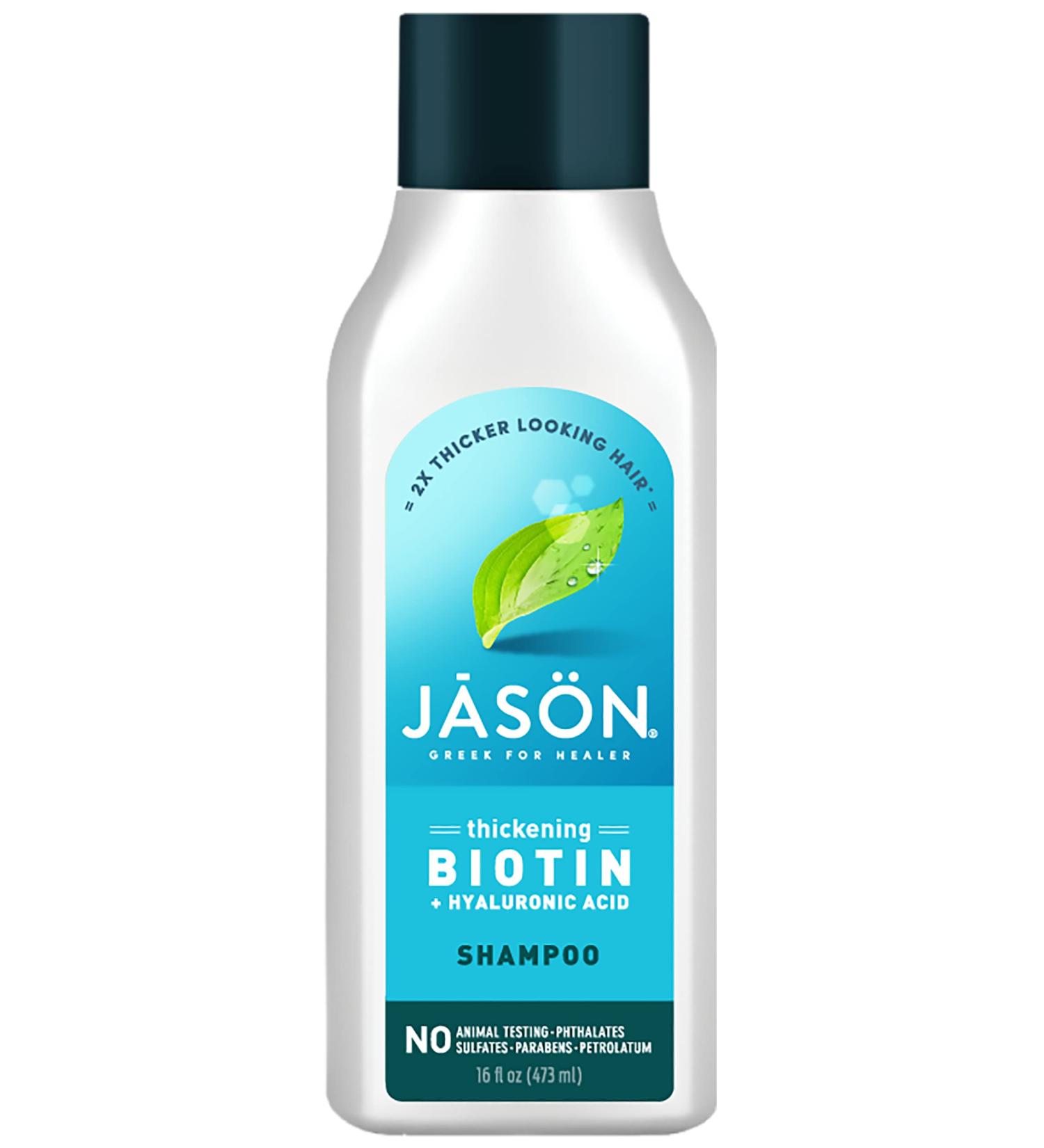 Jason Natural Restorative Biotin Shampoo 16 fl oz | Strengthen & Nourish Hair - Buy Online on GoSupps.com