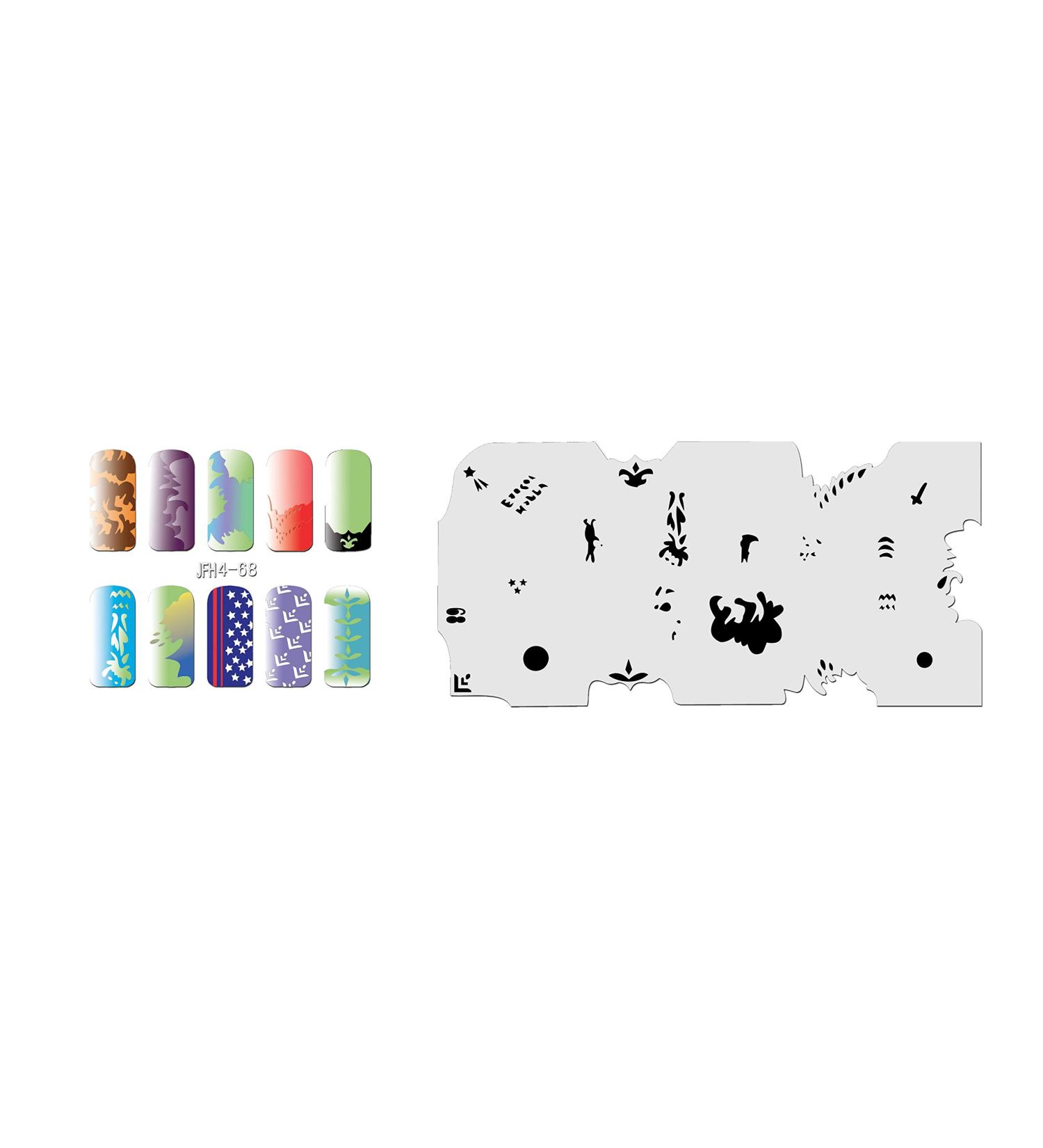 Fingernail stencil (airbrush nail art) Fengda JFH04-068