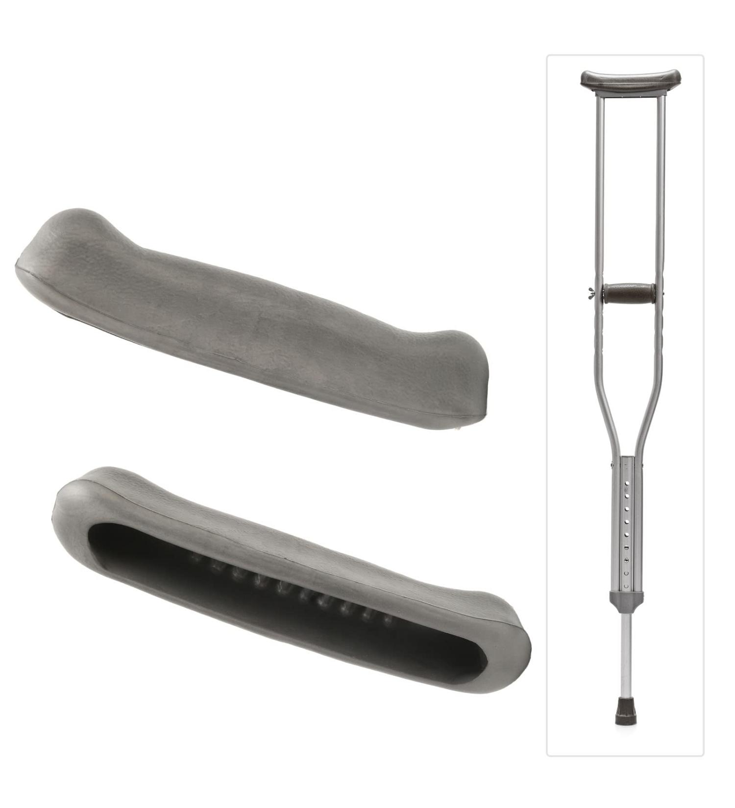 Crutch Pads 1 Pair Breathable Soft Foam Replacment Crutch Cushion Durable Comfortable Underarm Padding Deodorized Standard Crutches Accessories for Adult Youth - Buy Online on GoSupps.com