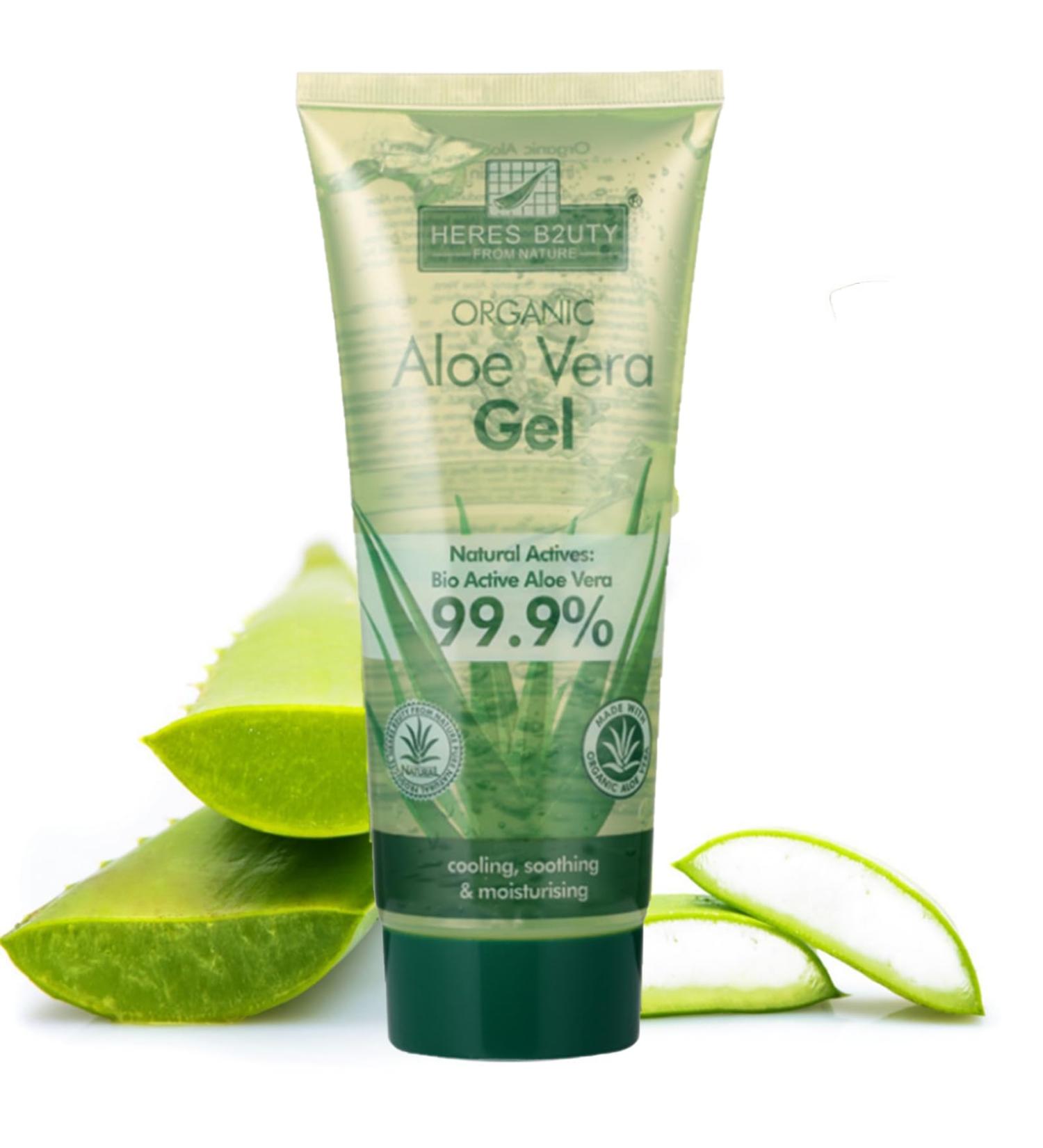 Mrcuvaryas 200ml Aloe Vera Gel 99.9% Pure Aloe Vera Gel For Face Organic Aloe Vera Gel Natural Aloe Vera Gel After Sun Hydrating Aloe Pura Gel For Dry Skin Sunburn Soothing & Moisturizing - Buy Online on GoSupps.com