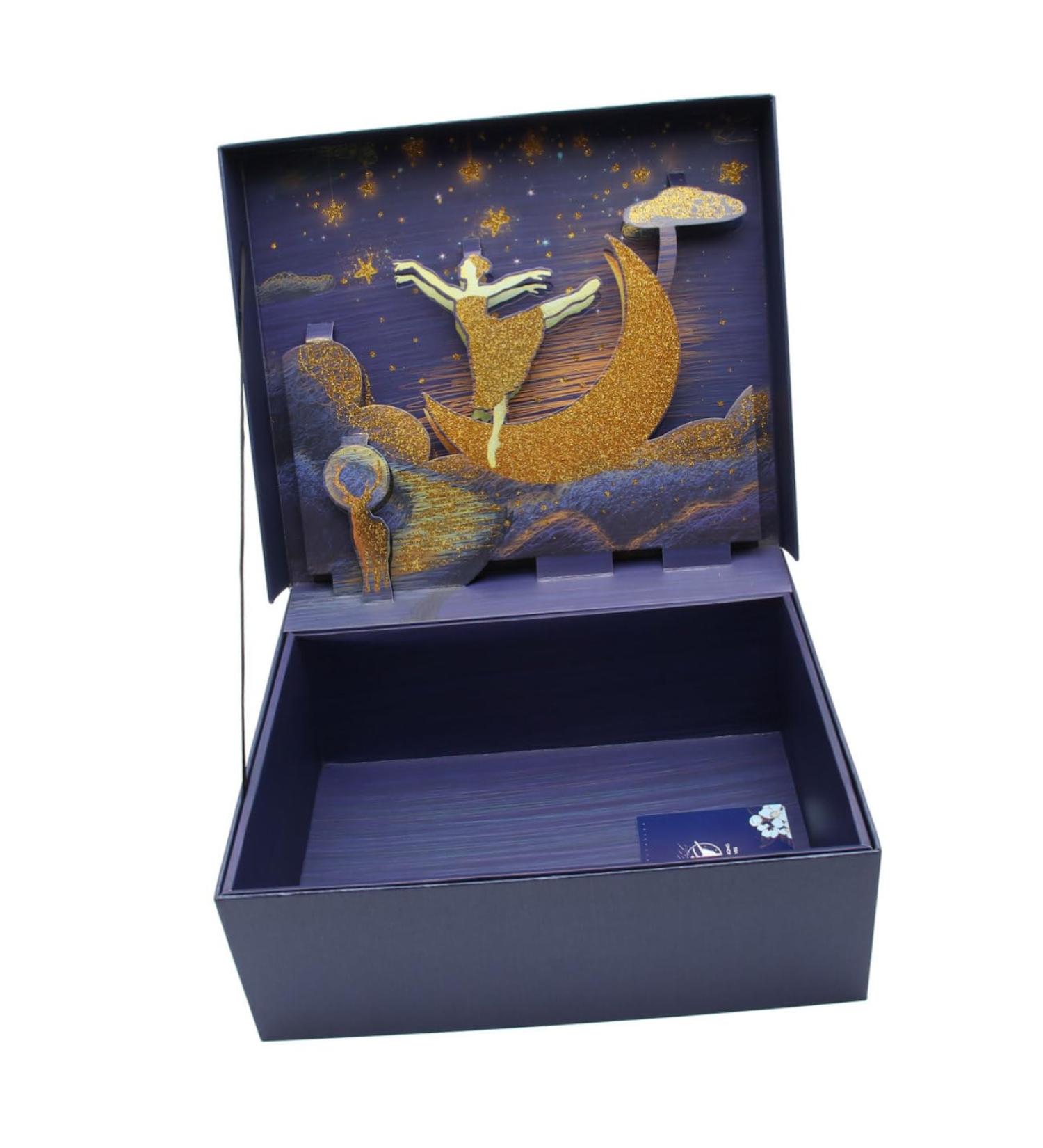 VILLCASE 1 Set Box Box Box Decor Present Accessory Jewelry Present Adornment Packing Box Girl Heart 38X28CM Blue - Buy Online on GoSupps.com