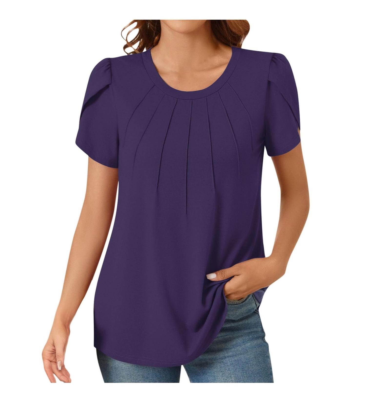 Shop Women's Basic Summer T-Shirts - V/O Cutout Short Sleeve Tees in White & Black - Stylish Cotton Tops | International Shipping Available - Buy Online on GoSupps.com