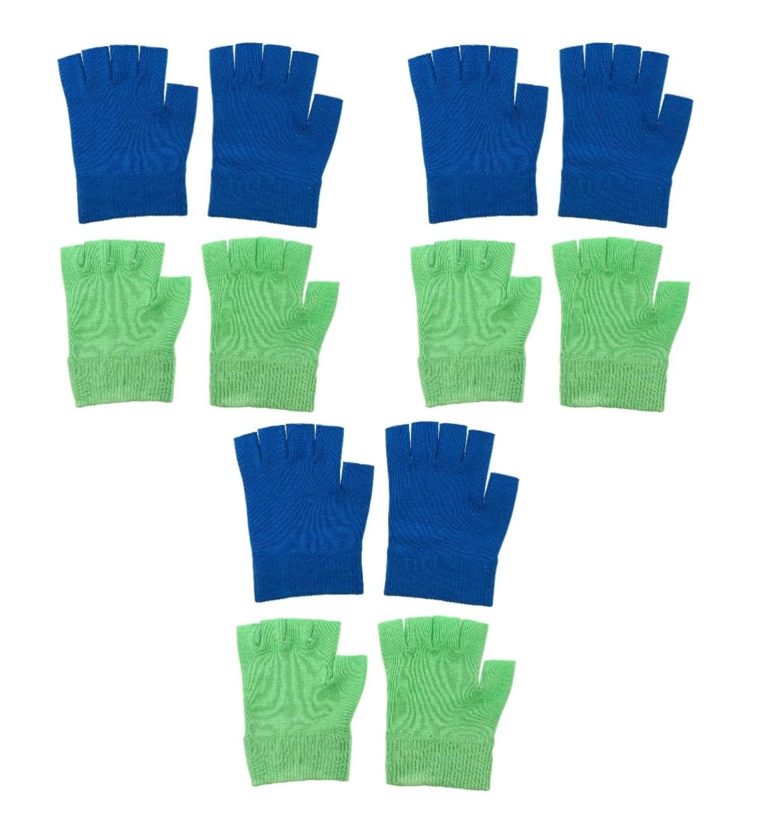 minkissy 6 Pairs Gel Gloves Hand Moisture Gloves Gel Cotton Moisturizing Gloves Fingerless Mittens Lotion Gloves Spa Gloves Cosmetic Moisturizing Gloves Miss Heel Socks Daily Use Knitting - Buy Online on GoSupps.com