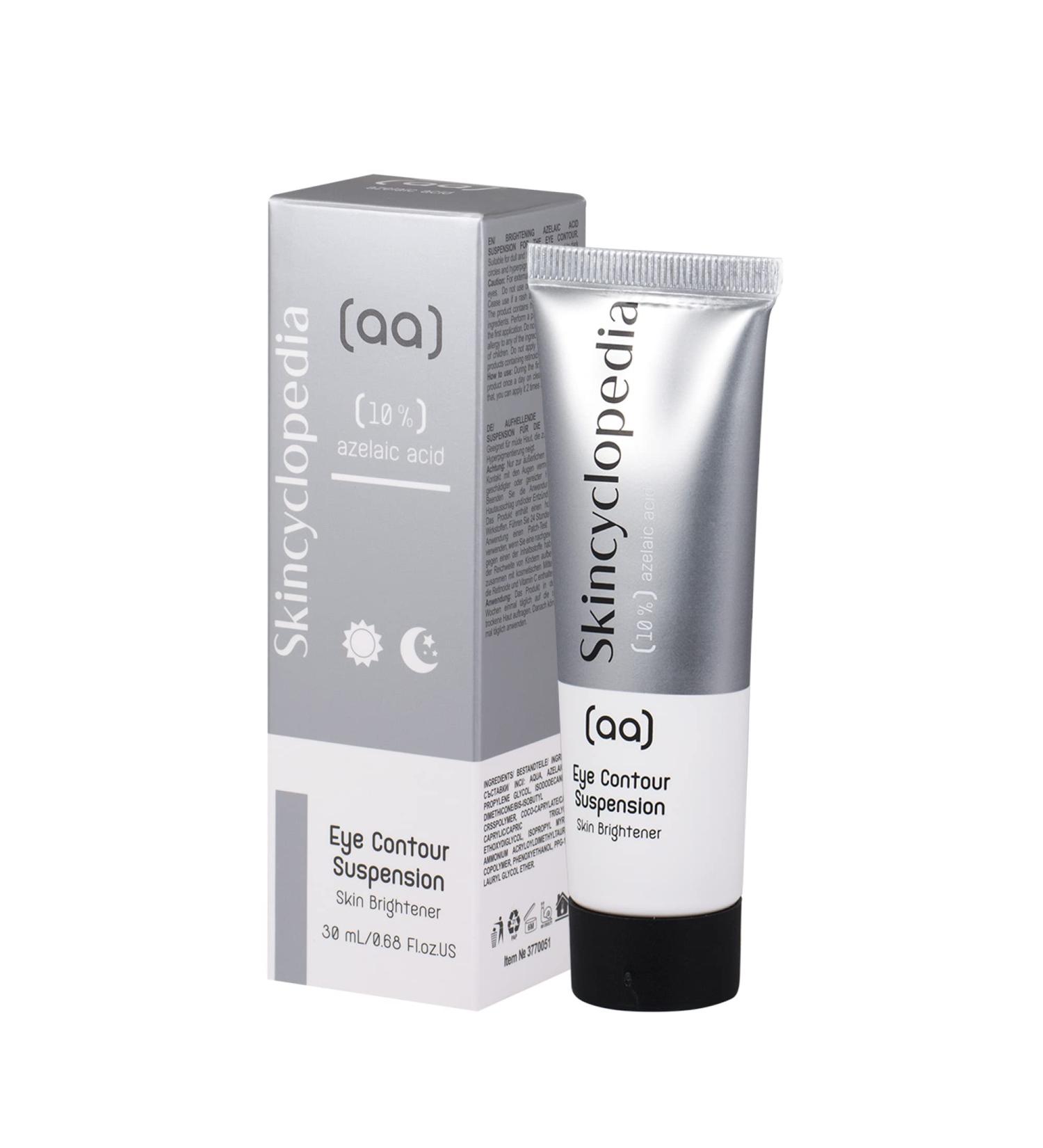 Skincyclopedia 10% Azelaic Acid Cream - Anti-Aging Eye Cream for Wrinkles & Dark Circles - Effective Facial Care - 30ml - Buy Online on GoSupps.com