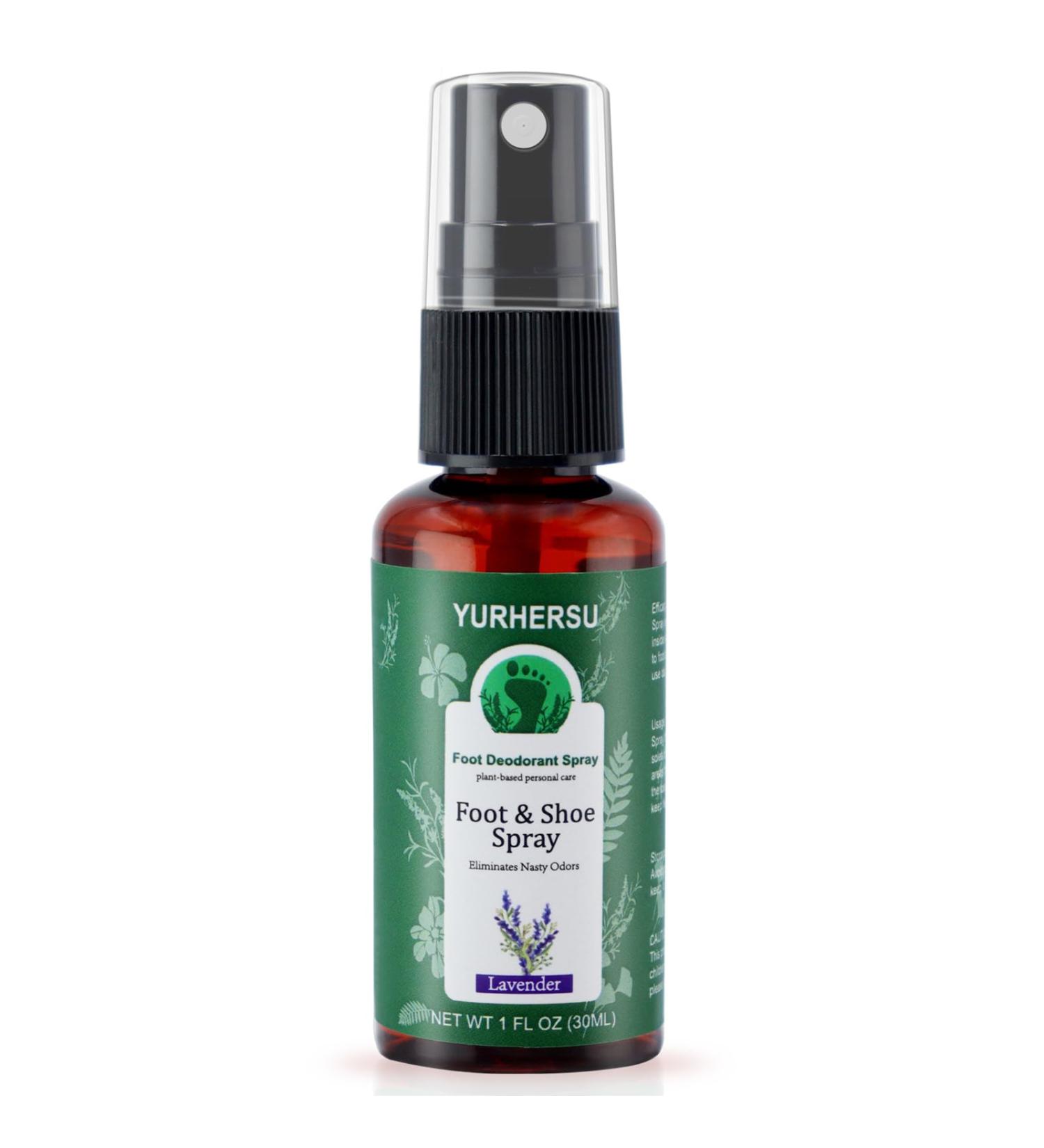 Foot Deodorant Spray Shoe Odor Spray Prevent Stinky Feet Non Pungent Fragrance Anti-Sweat Moisturize Skin Relieve Dry Removal Spray Foot Care - Buy Online on GoSupps.com