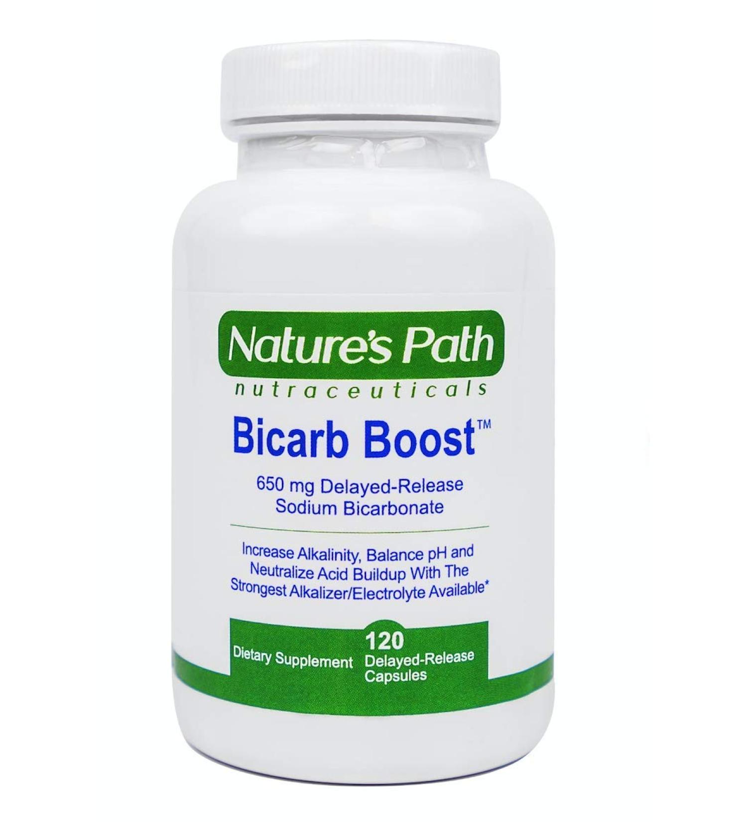 Sodium Bicarbonate 650 mg Tablets - Strongest Alkaline Electrolyte Supplement for Hydration Endurance & Keto - 120 Count Capsules - Buy Online on GoSupps.com