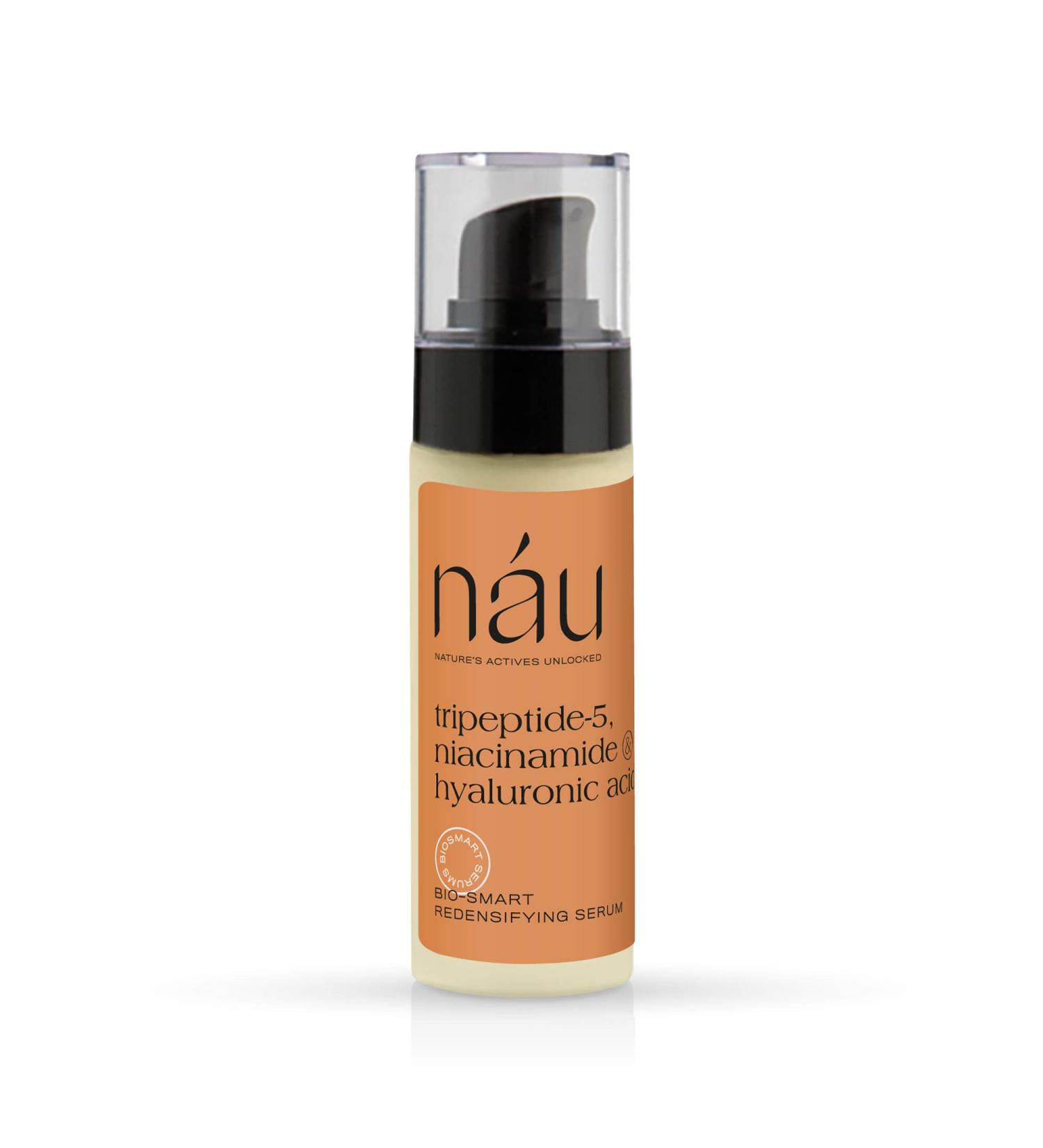 nau Bio-Smart Redensifying Serum - Boost Smooth Firm Youthful Skin | Niacinamide Hyaluronic Acid Collagen & Tripeptide - 1.01 fl oz - Buy Online on GoSupps.com