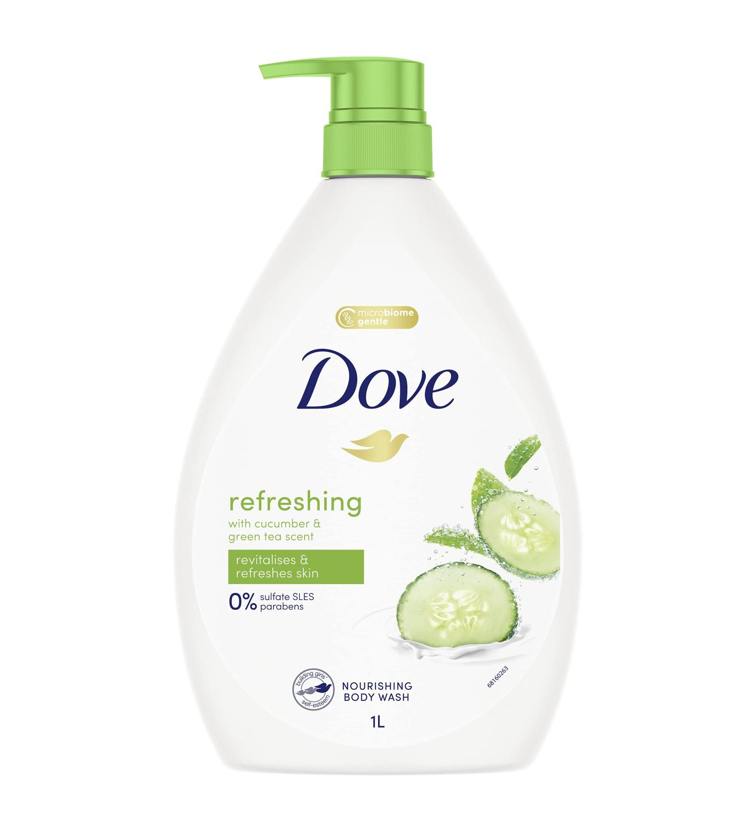 Dove Go Fresh Touch Body Wash Cucumber & Green Tea 33.8 oz - 1L International Version - Buy Online on GoSupps.com