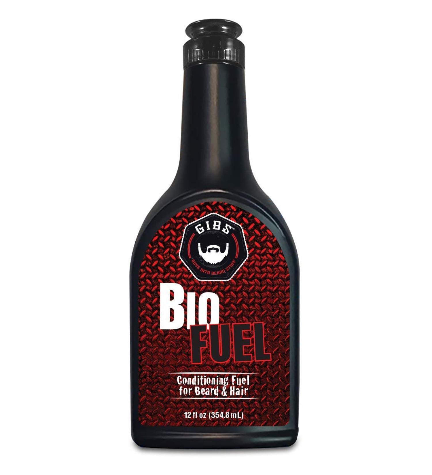 GIBS BioFuel Hair Conditioner for Men - Moisturizing Beard and Hair Conditioner - 12 Fl Oz - Buy Online on GoSupps.com