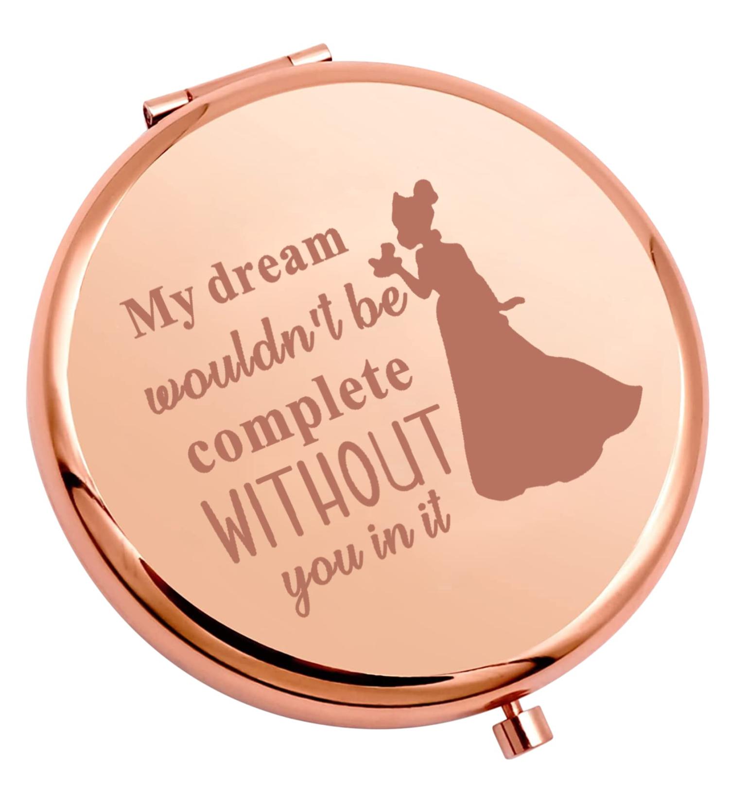SEIRAA Frog Princess Pocket Mirror - Tiana Princess Makeup Mirror - Buy Online on GoSupps.com