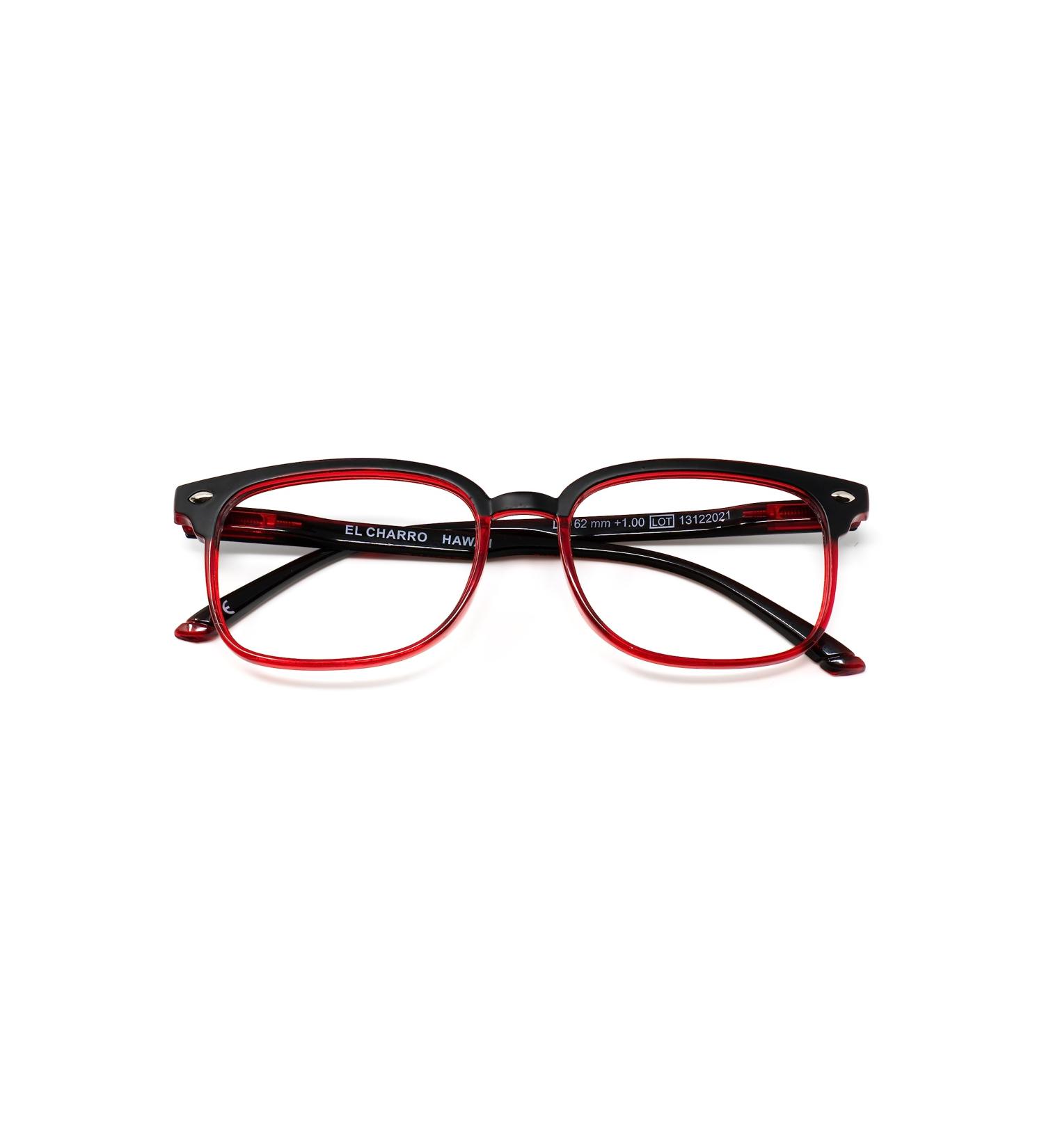 El Charro Hawaii Black & Red Reading Glasses +1.50 | Stylish & Lightweight | International Shipping - Buy Online on GoSupps.com