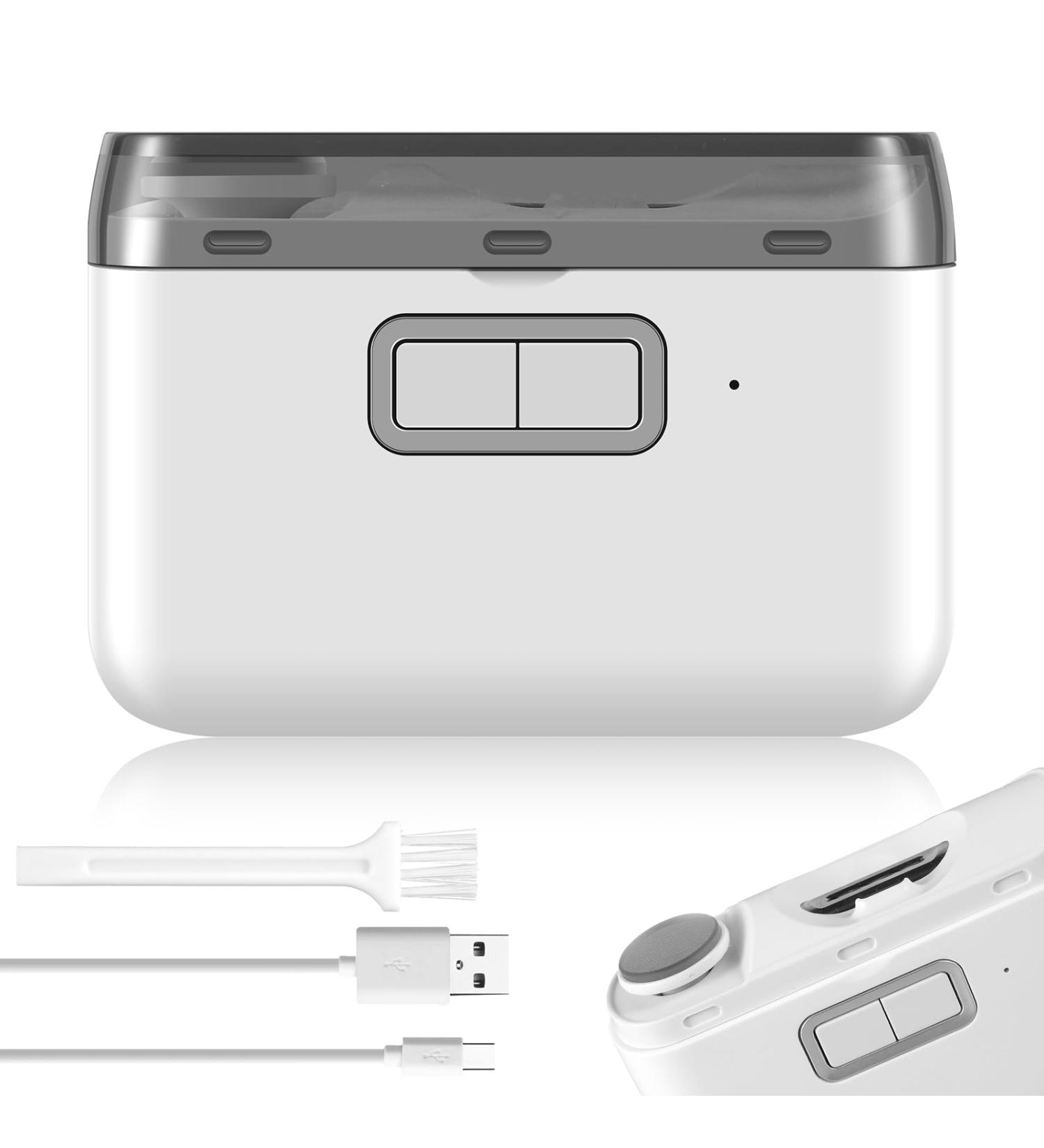 Electric Nail Clipper with Light 500mAh Rechargeable Nail Clipper with Nail Scraps Storage 2 Speed Low Noise Electric Nail Cutter Safety Fingernail Trimmer Electric Nail Trimmer for Adult # - Buy Online on GoSupps.com