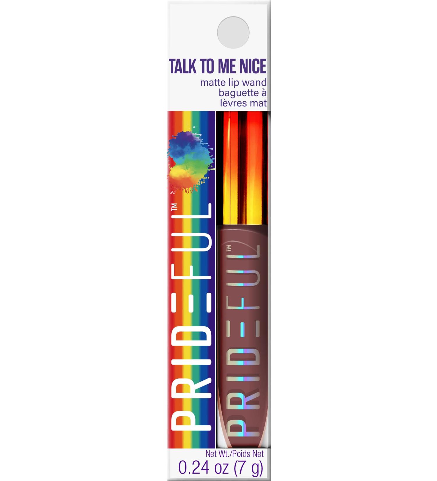 Prideful Talk To Me Nice - Matte Lip Wand (Tajma) | Shop Internationally for Stunning Lips - Buy Online on GoSupps.com