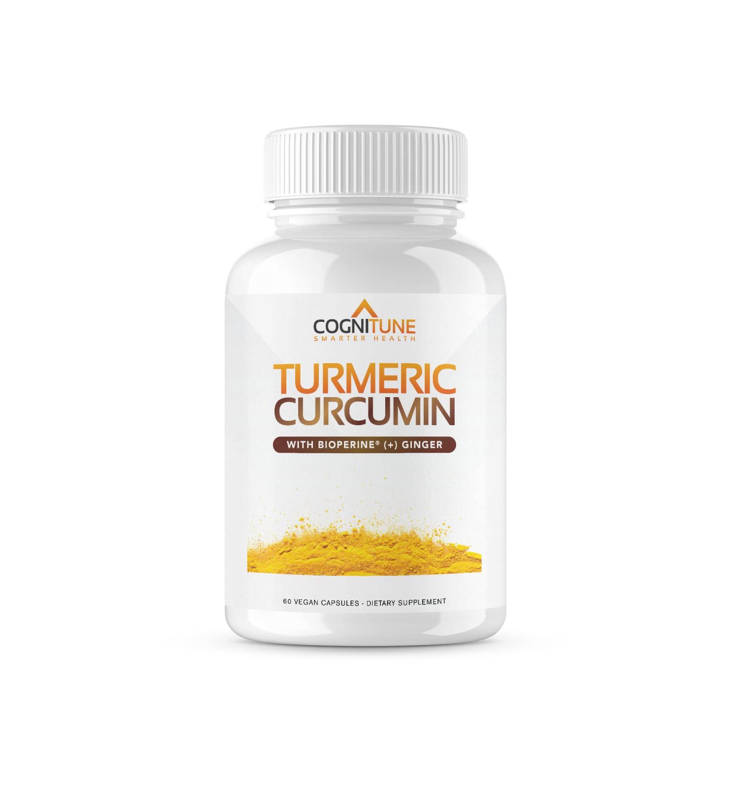 Organic Turmeric & Ginger Capsules with BioPerine - Joint & Digestive Support with 95% Curcuminoids - Immune Boost - Black Pepper Extract - Buy Online on GoSupps.com