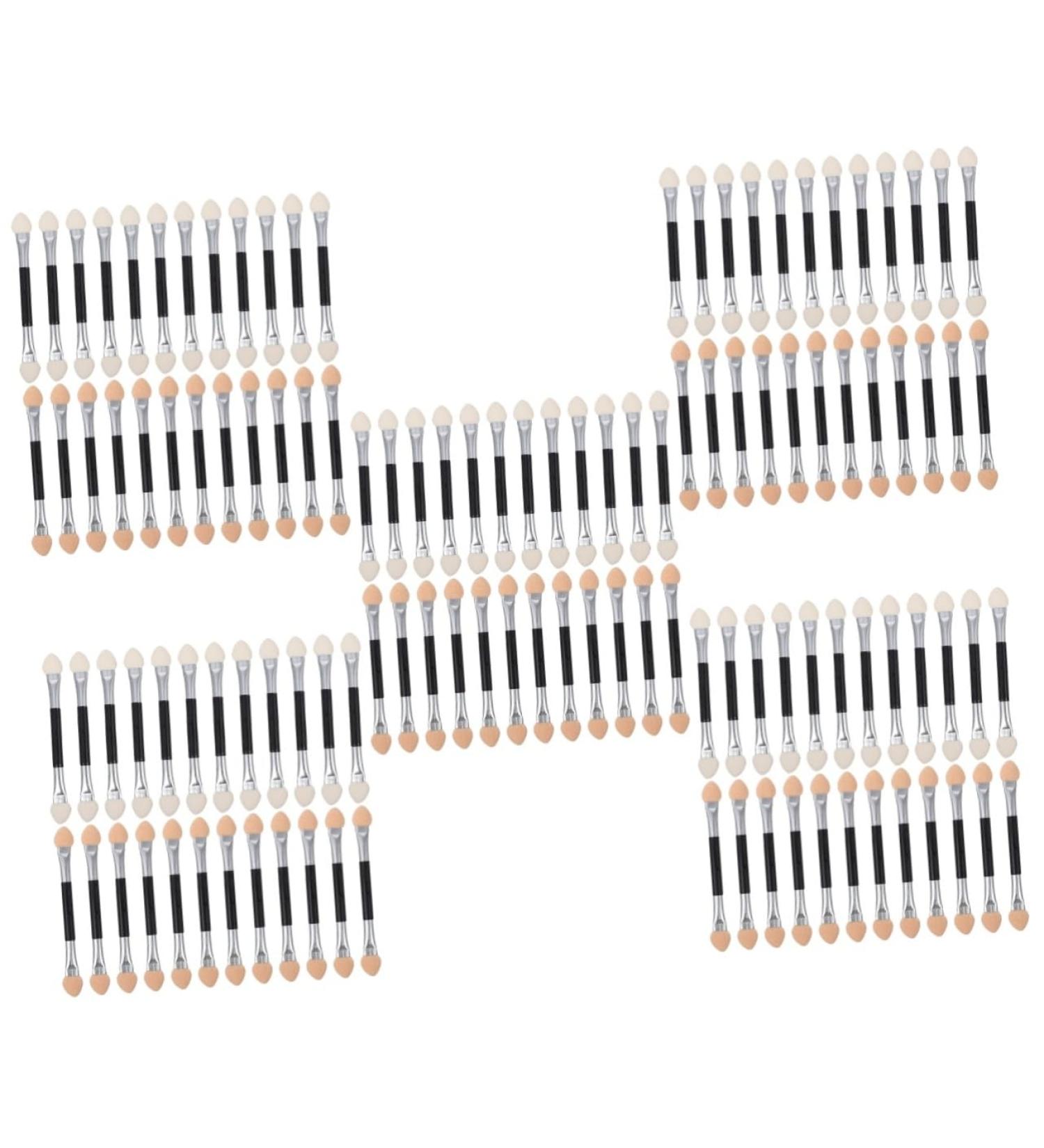 Baluue 120 Pcs Latex Eye Shadow Stick Comestic Applicator Eyeshadow Double Sided Sponge - Buy Online on GoSupps.com