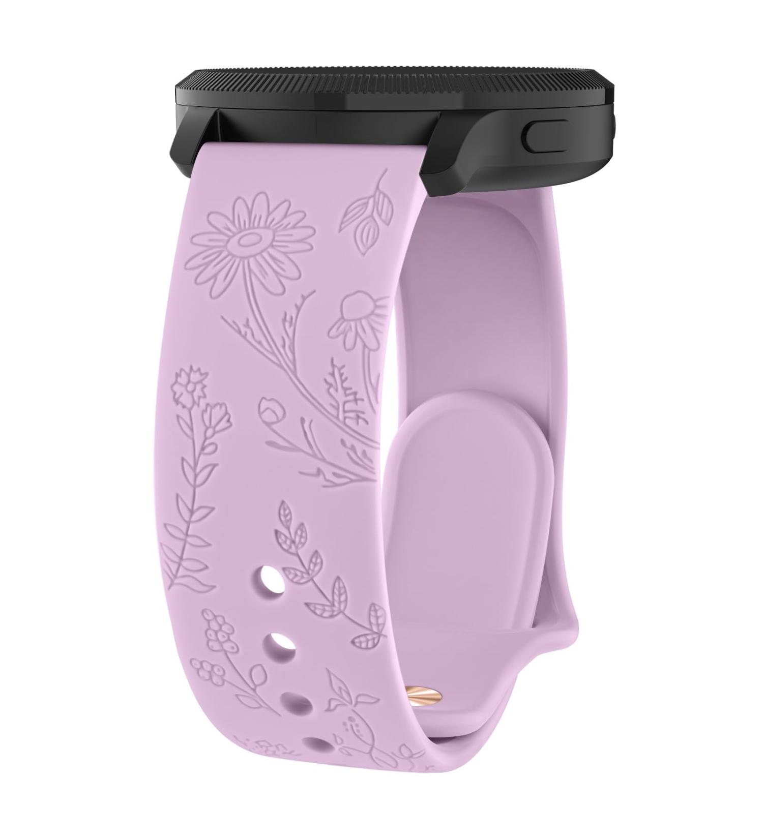 AK Engraved Waterproof Silicone Bracelets for Garmin Vivoactive 5 3 & Venu Series - 20mm Switch Compatible - Buy Online on GoSupps.com