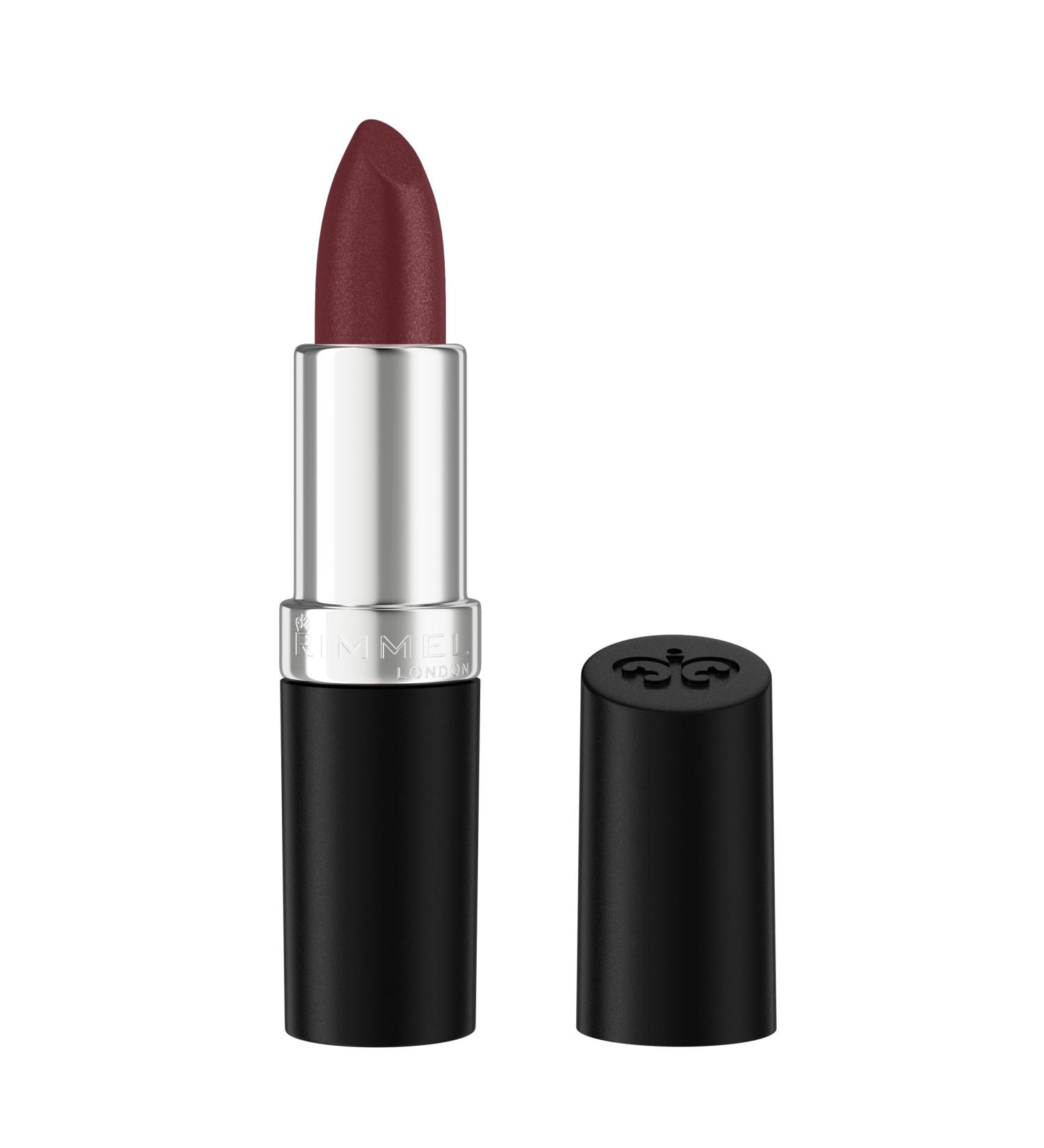 Rimmel Lasting Finish Lipstick 380 Oreiller prune finition satin e cr meuse tenue longue dur e 8 heures formule confortable pigment riche - Buy Online on GoSupps.com