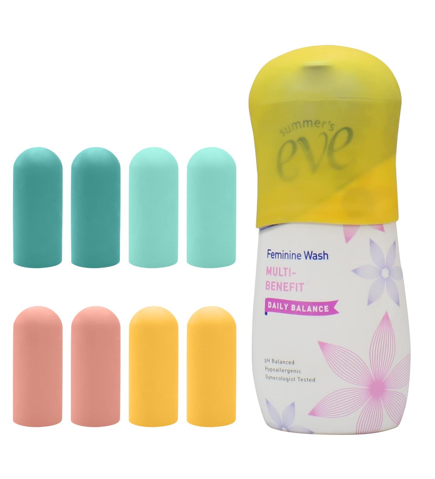 8 Pack Leak Proof Silicone Sleeves for Travel Bottles - Colorful Toiletry Covers for Luggage - Elastic Leak Proof Tool for Women and Men - Fits Most Sizes - 8PCS - Buy Online on GoSupps.com