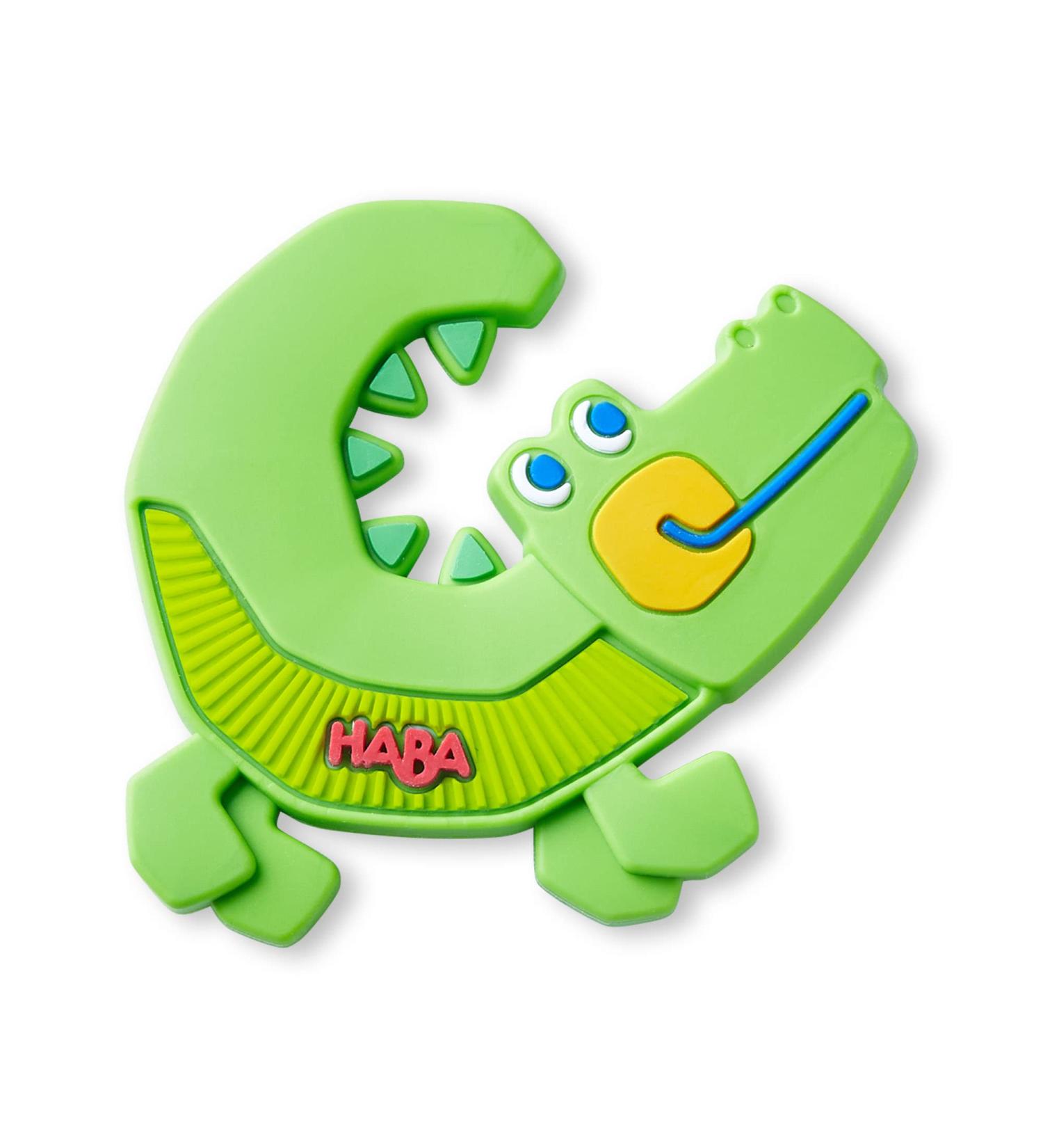 HABA Crocodile Silicone Teething and Grasping Baby Toy - Soothing Relief for Teething Babies - Buy Online on GoSupps.com