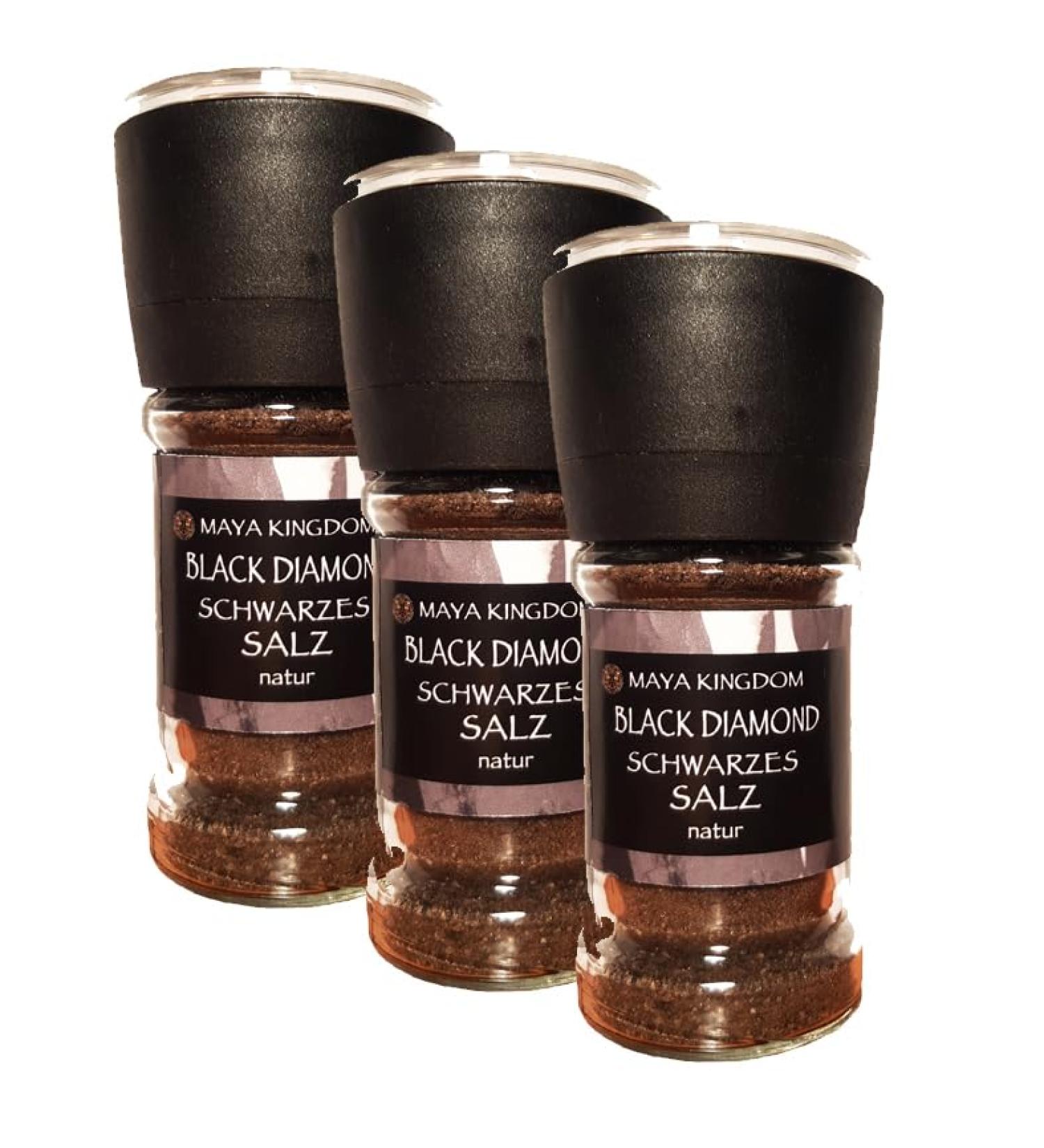 Maya Cosmos Black Gourmet Salt 100g Natural Black without Additives Exclusive Salt Rarity Hand Harvested in Guatemala Traditionally Made Mayan Salt Table Salt - Buy Online on GoSupps.com