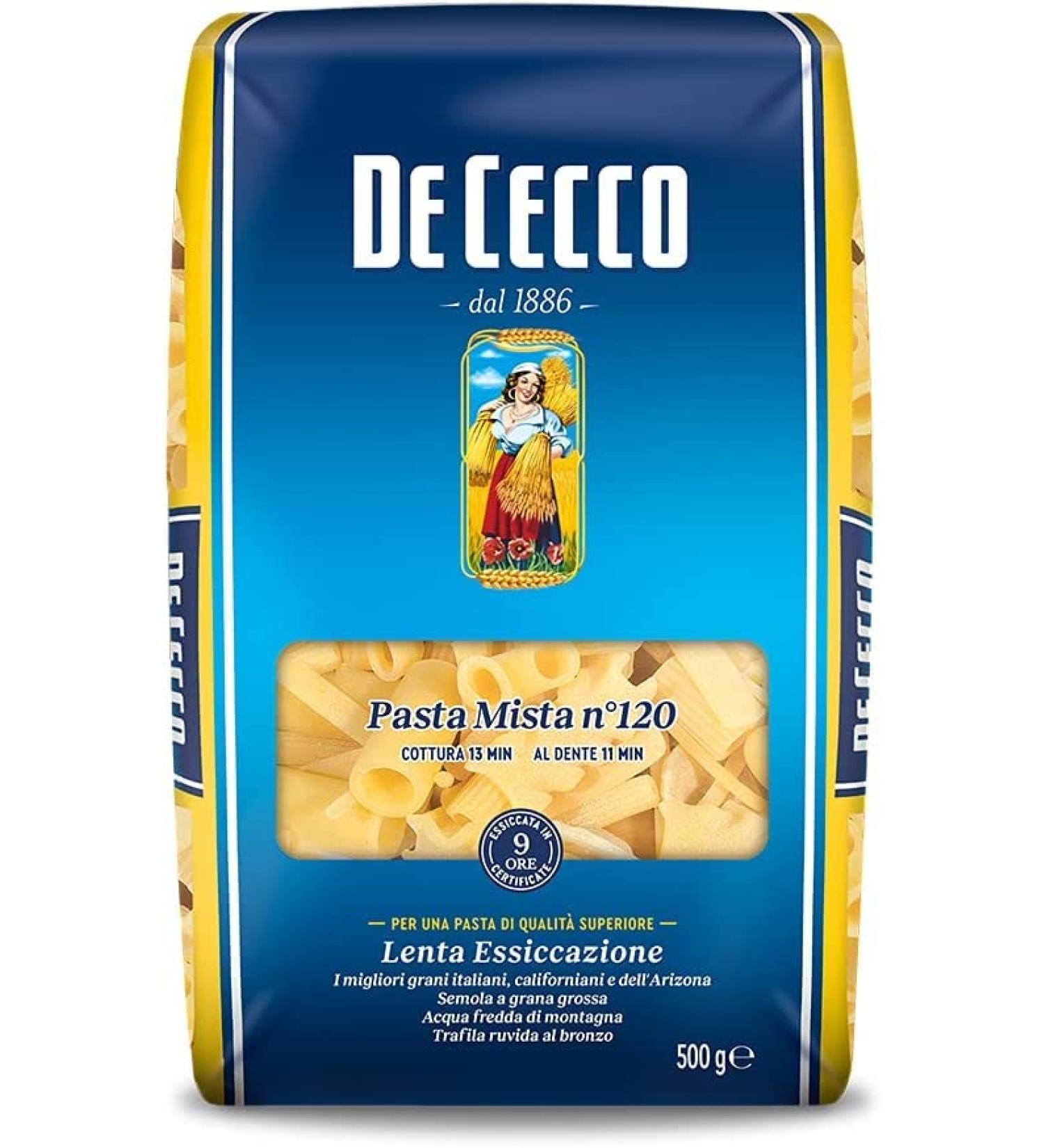De Cecco 10x Cecco pasta 100 Italiaanse Mixed pasta n 120 gemengde pasta 500 g - Buy Online on GoSupps.com