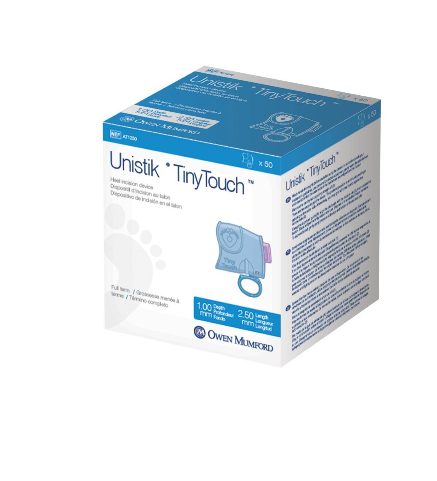 Owen Mumford Unistik TinyTouch Full Term Heel Incision Device - Efficient and Gentle for Newborns - Buy Online on GoSupps.com