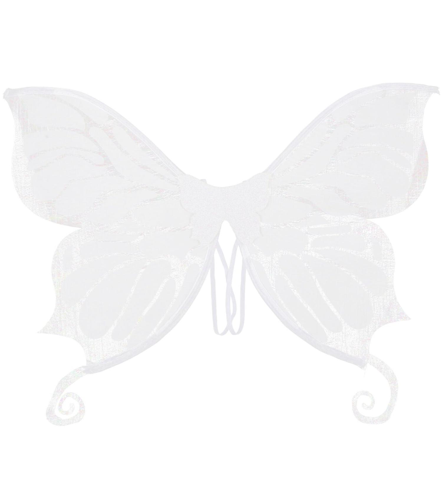 ibasenice Girls Wings Fairy Wings Butterfly Wing Dress Up Butterfly Wing Prop Elegant Style Butterfly Wing White - Buy Online on GoSupps.com