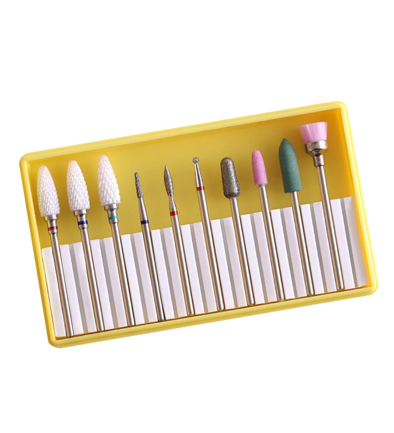 Ipetboom 1 Set Kit De Ceramic Shave Bowl Electrical Tools Water Dipper Manicure Pedicure Bit Pedicure Kit Manicure Sand Tool Manicure Kit Silicone Scar Gel Nail Grinding Head - Buy Online on GoSupps.com