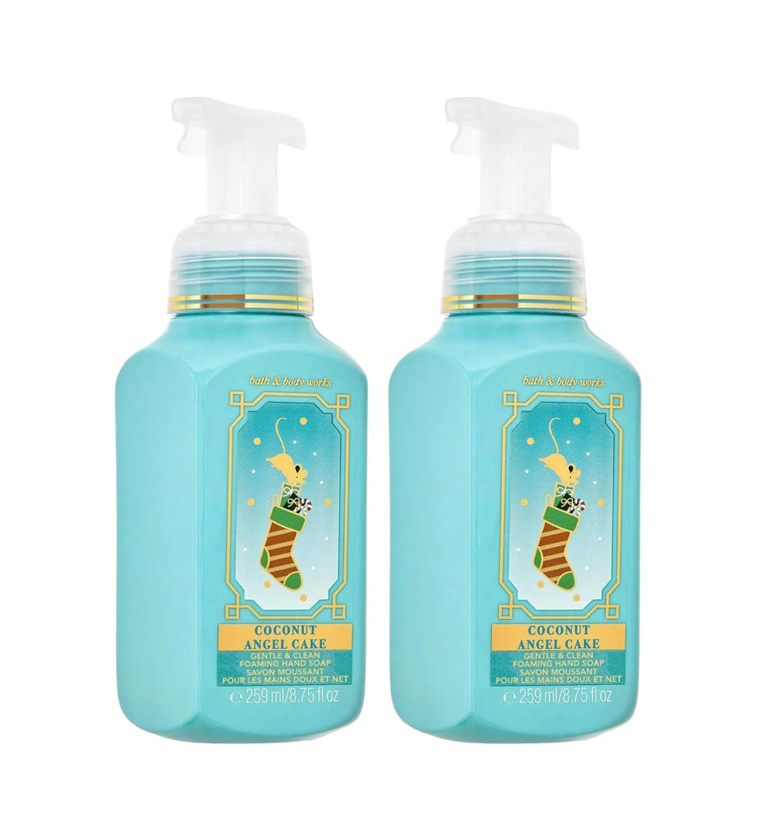 Bath and Body Works Gentle & Clean Foaming Hand Soap 8.75 Ounce 2-Pack (Coconut Angel Cake)