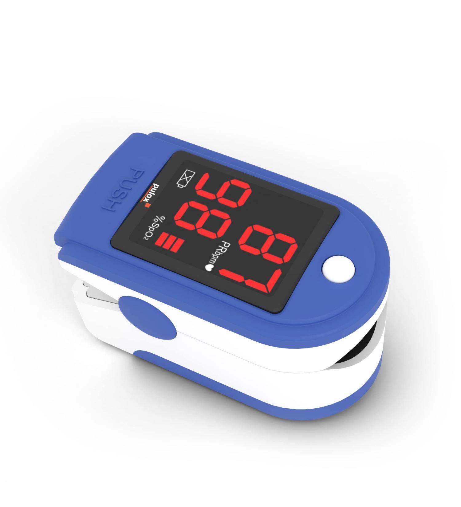 Buy Puloximeter Pulox PO-100 Solo Blue - Accurate Oxygen Saturation Monitor for International Shipping - Buy Online on GoSupps.com