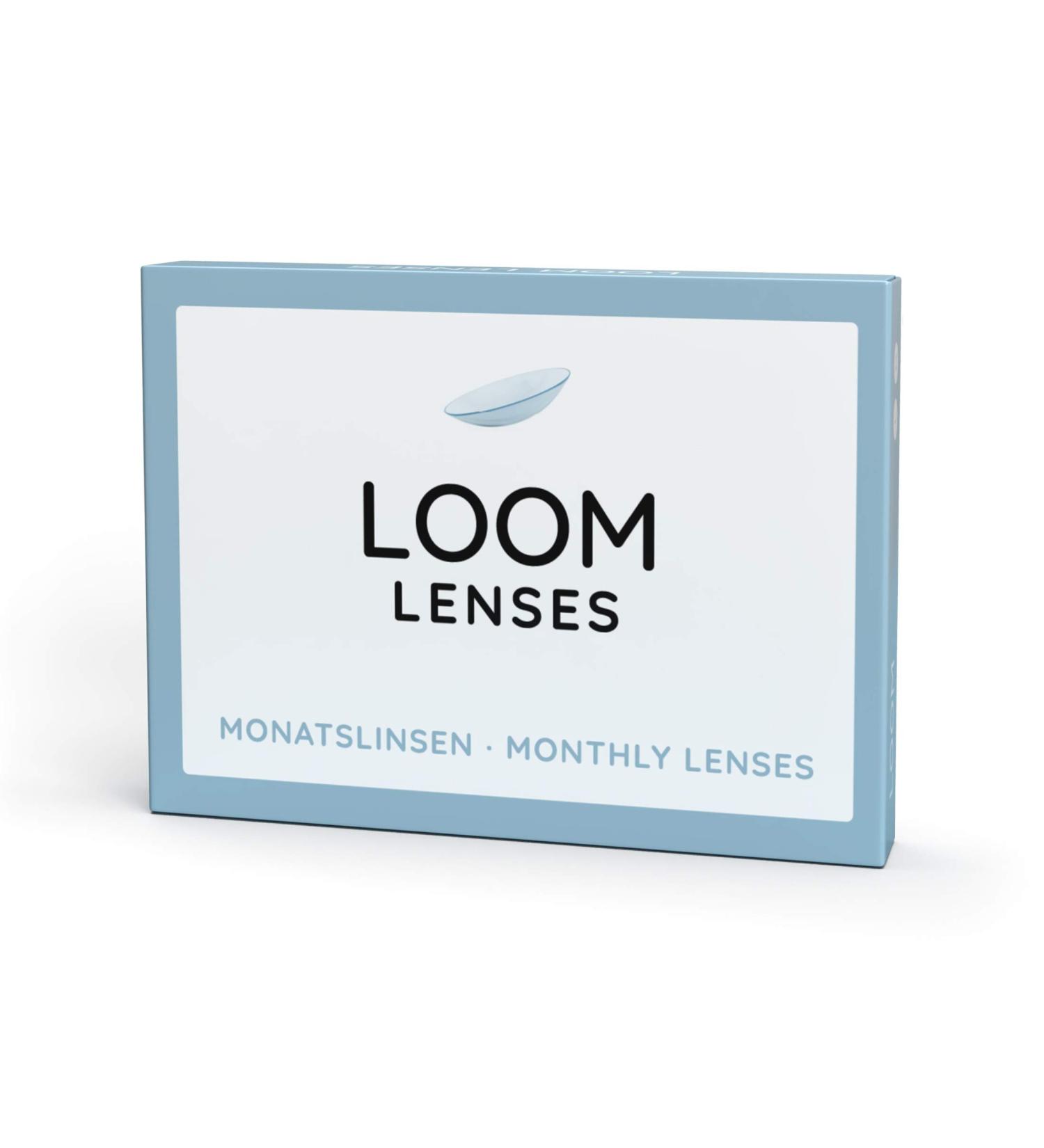 Loom Monthly Soft Contact Lenses - 6 Pieces | BC 8.6 | Dia 14.2 | +4.50 Diopters | International Shipping - Buy Online on GoSupps.com