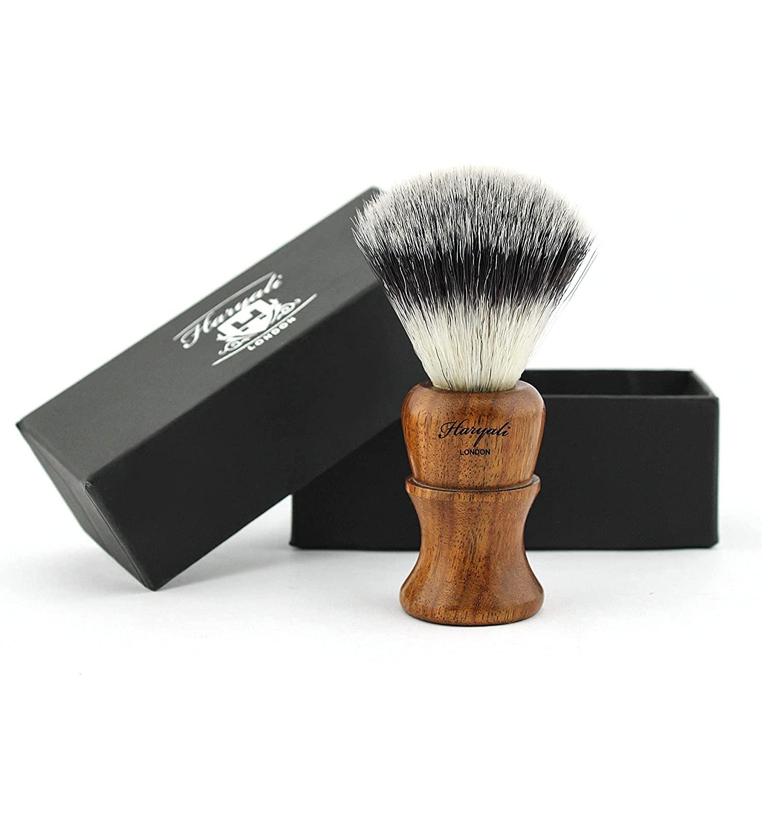 Premium Silver Lace Razor Brush for Men | Perfect Shaving Care at Home & Travel | Anti-Moisture Handle - Buy Online on GoSupps.com