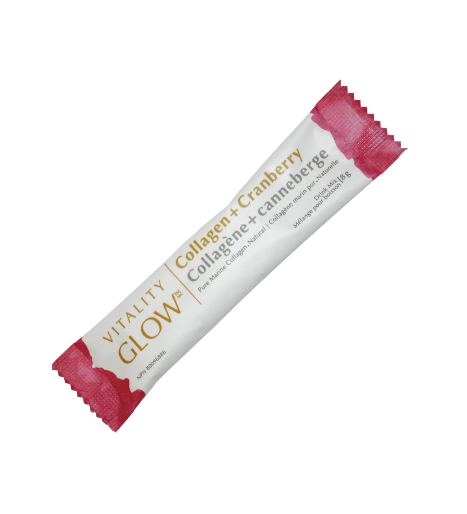 VITALITY GLOW Collagen + Cranberry Single Sachet 8 grams - Buy Online on GoSupps.com