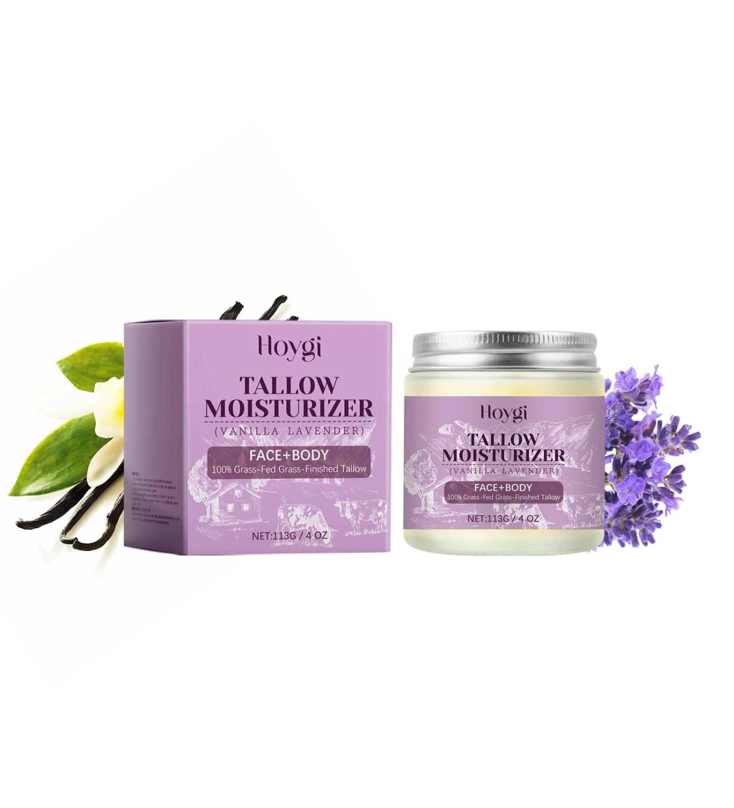 Ox Tallow Moisturizing Cream (Vanilla Lavender) Gentle Nourishing Softening Skin Locks Skin Moisture Ox Tallow Moisturizing Cream - Buy Online on GoSupps.com