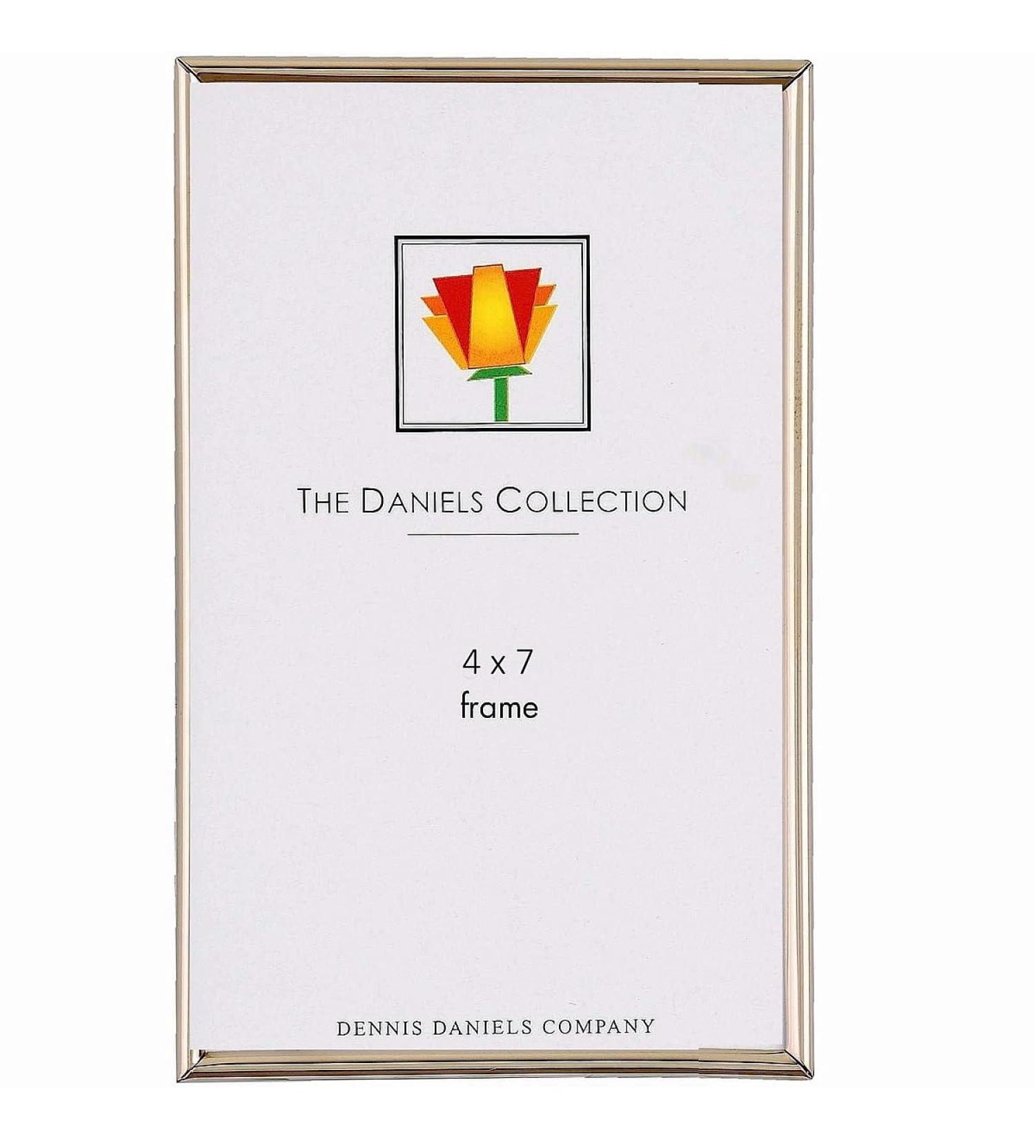 Sleek Brass Styling in Hard-to-find 4x7 Size by Dennis Daniels - 4x7