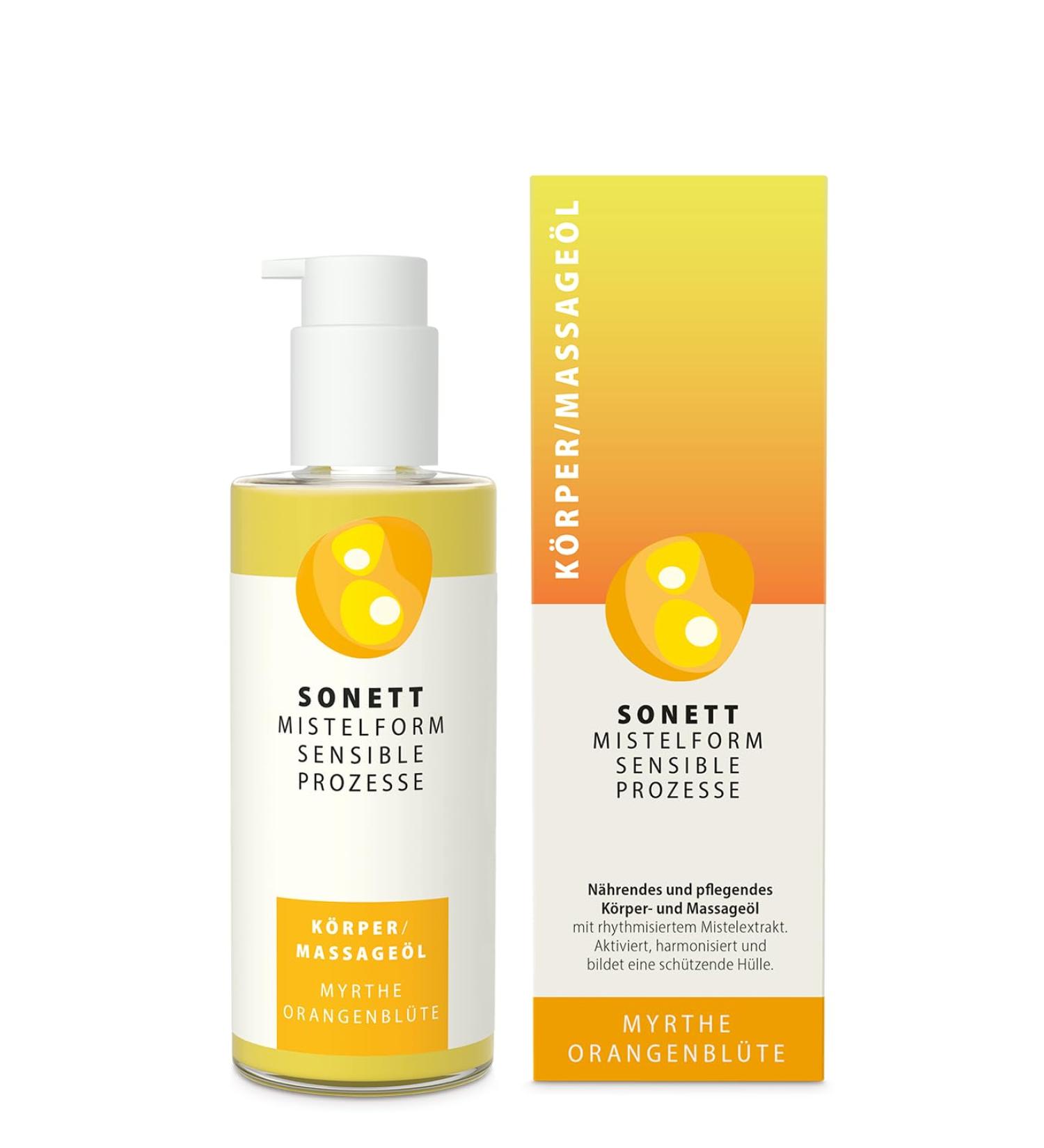 Sonett Mistelform Body and Massage Oil Myrtle-Orange Blossom