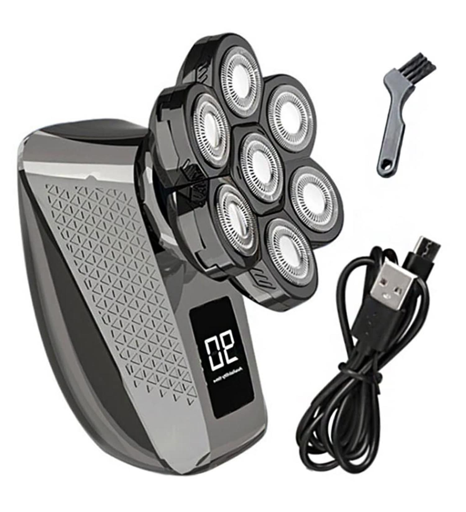 Buy Electric Razor for Men - LCD 7 Blade Rechargeable Shaver & Hair Trimmer | Fast International Shipping - Buy Online on GoSupps.com