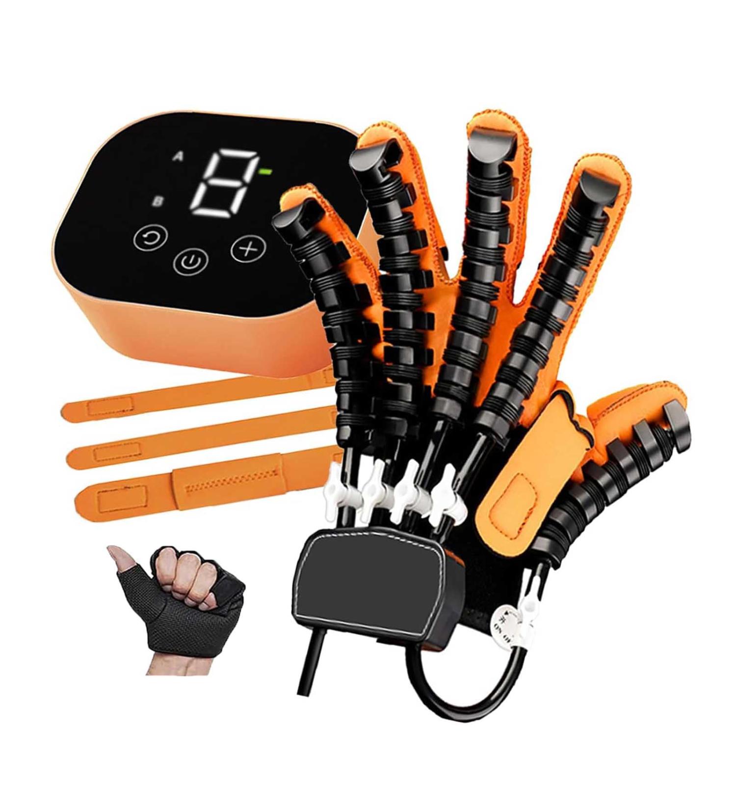 Hand Rehabilitation Robot Gloves Intensity Adjustable Hempiplegia Arthriti Patient Therapy Left & Right Hand Finger Rehabilitation Trainer Relieve Hand Stiffness left hand XX-Large - Buy Online on GoSupps.com