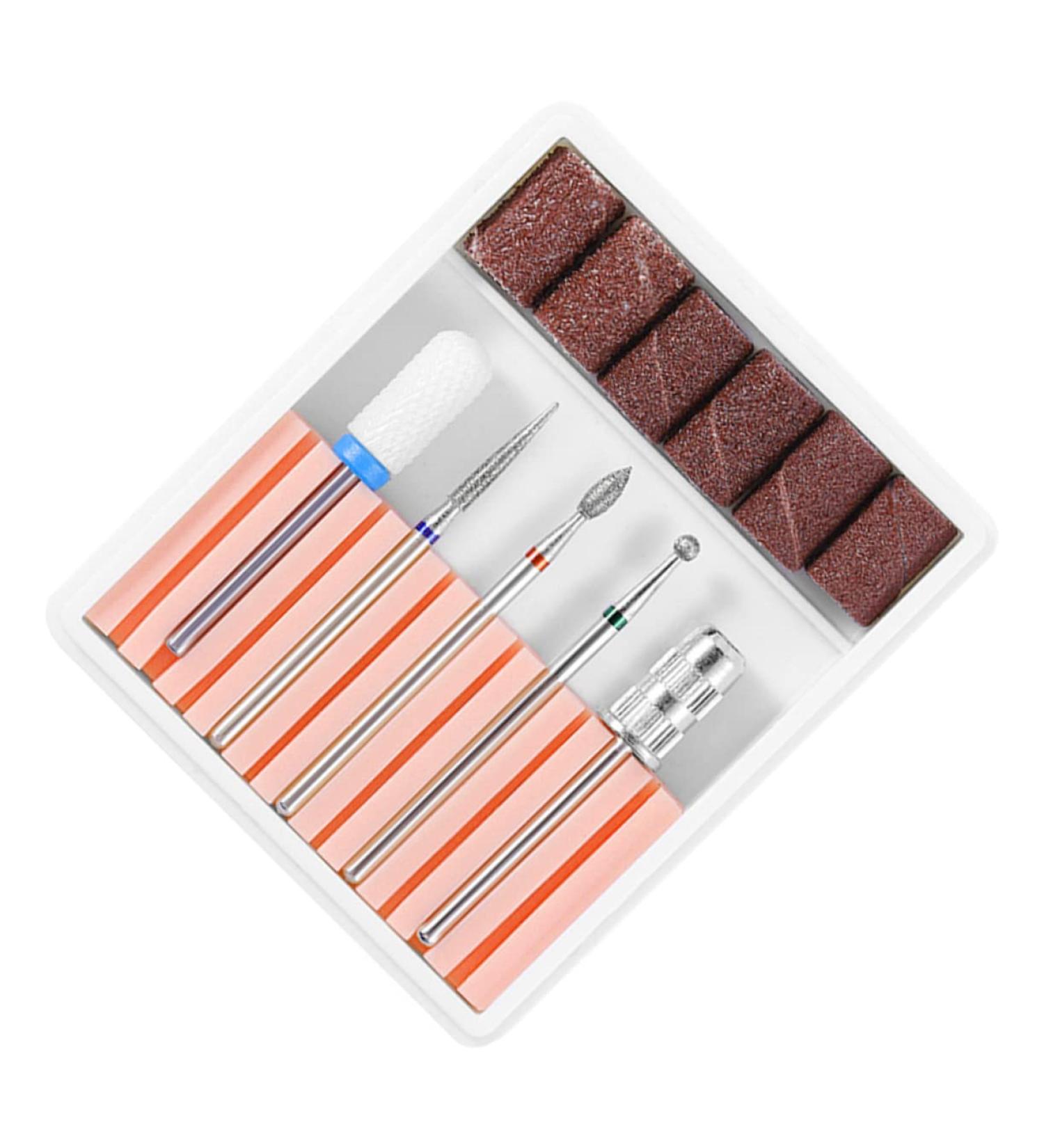 POPETPOP 1 Set Nail Grinding Head Gel Polish Remover Drill Bit Manicure Drill Bits Nail Bits Nail Art Equipment Nail File Bits Acrylic Nail Tools Nail Drill Bits Electric Accessories 6.5x5.5cm Pink - Buy Online on GoSupps.com