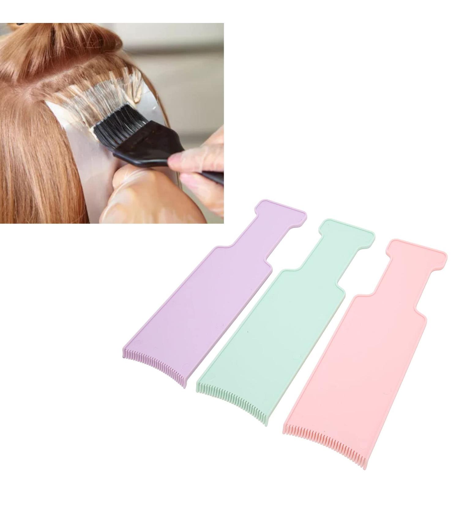 Balayage Highlighting Paddle Set - 3 Color Hair Dye Foil Board with Tooth Surfaces for Perfect Balayage & Hair Bleach - Buy Online on GoSupps.com